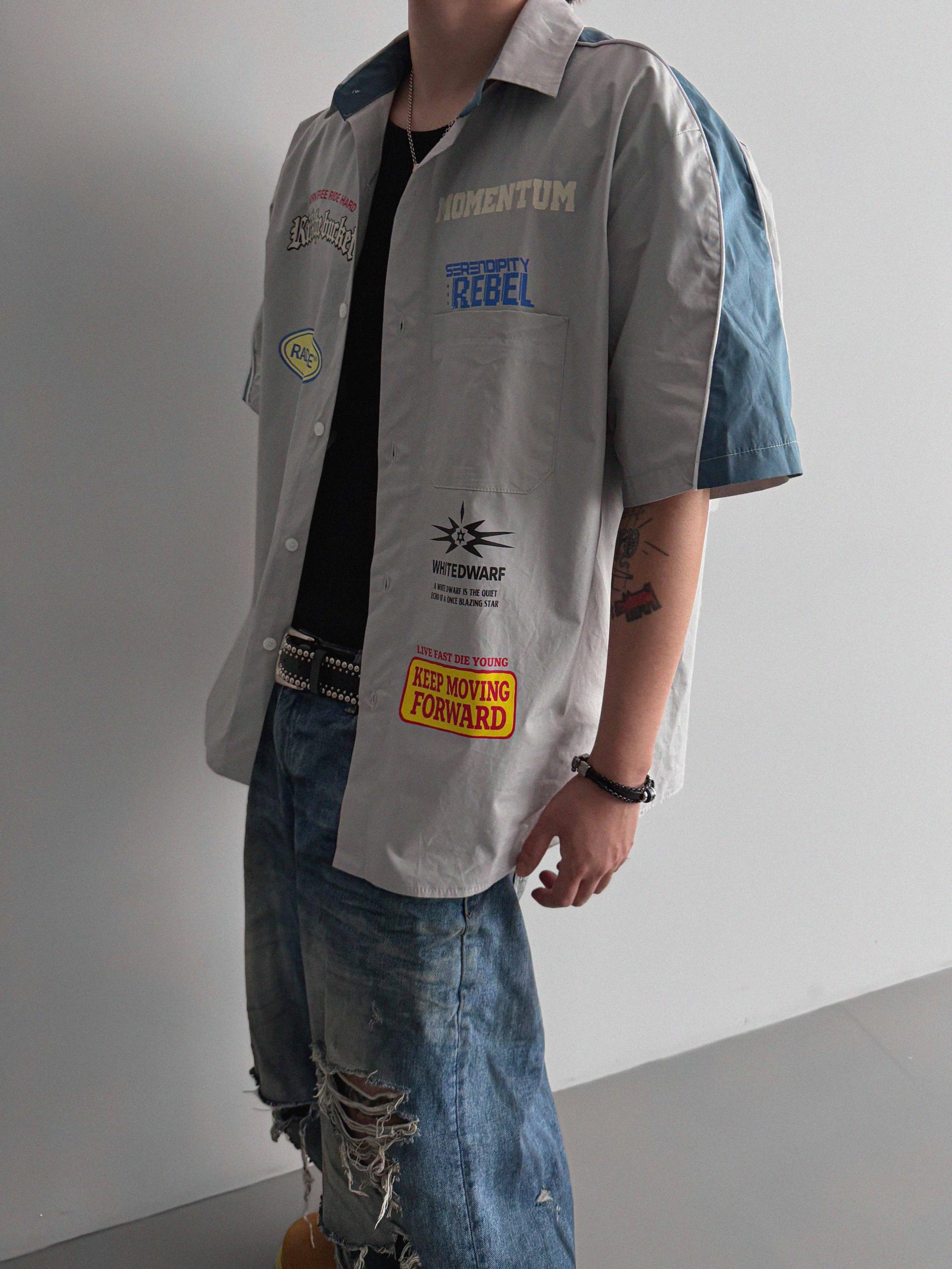 Mechanic over half shirt
