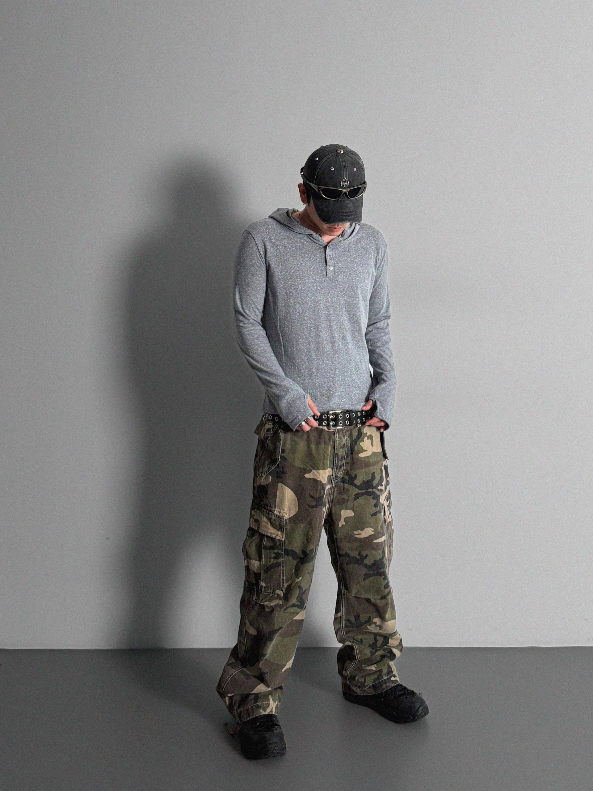 After henry neck warmer hoodie t