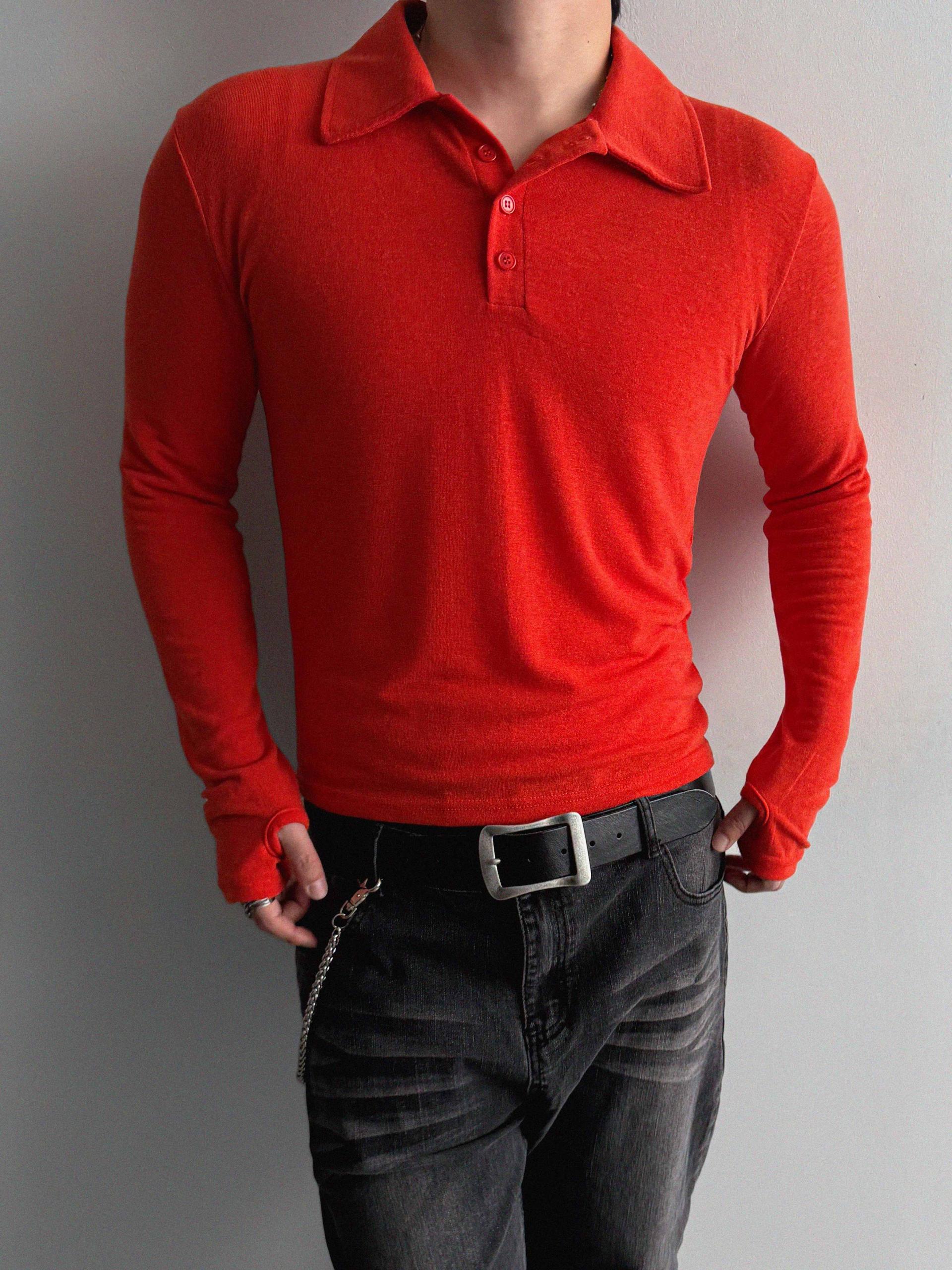 Blank slim warmer collar t