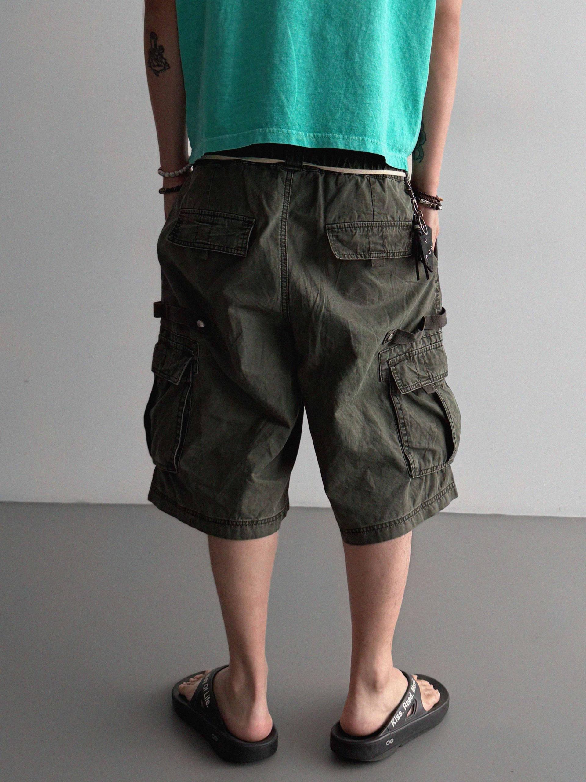 forsed cargo bermuda pants