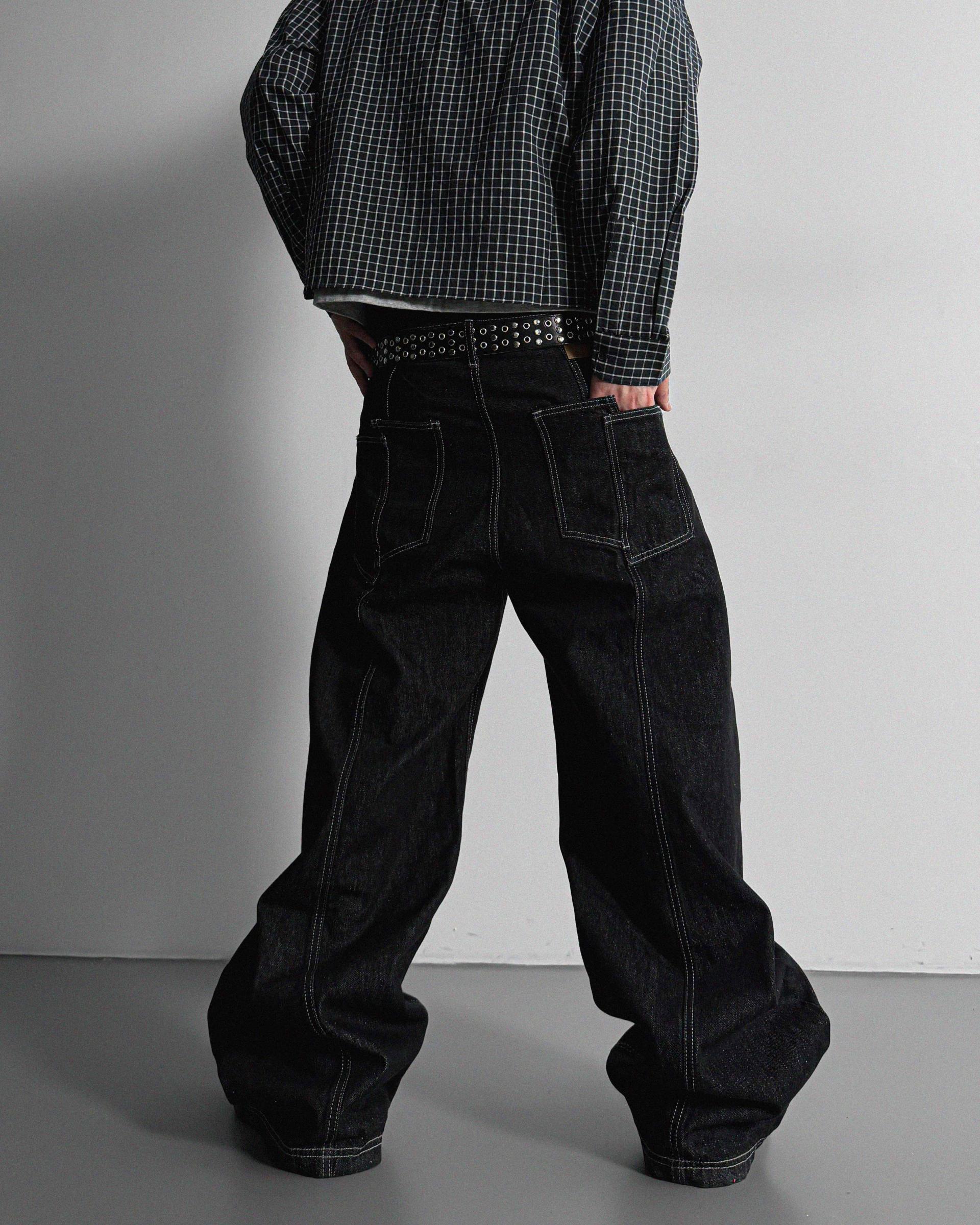 Excl Stitch denim pants