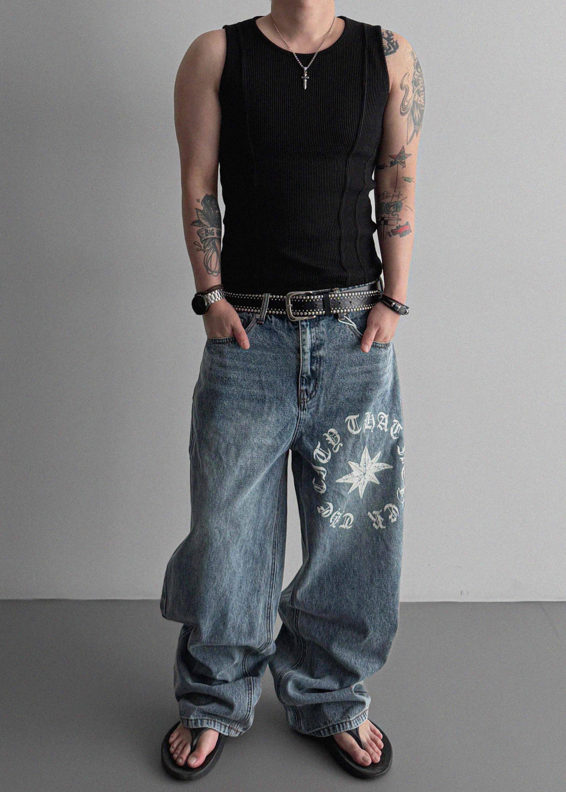 Incision ribbed slim sleeveless