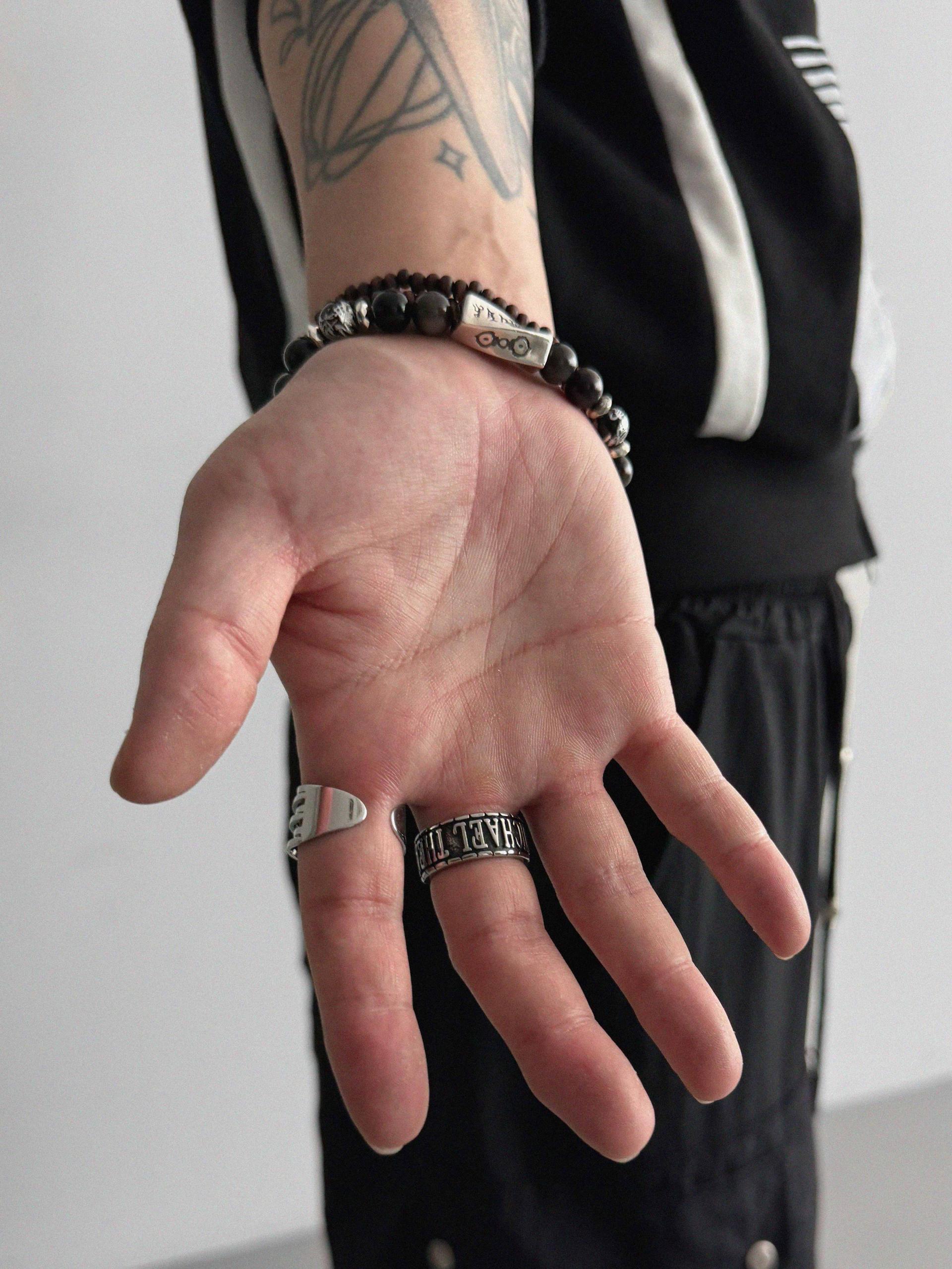 Mystic lettering Ring