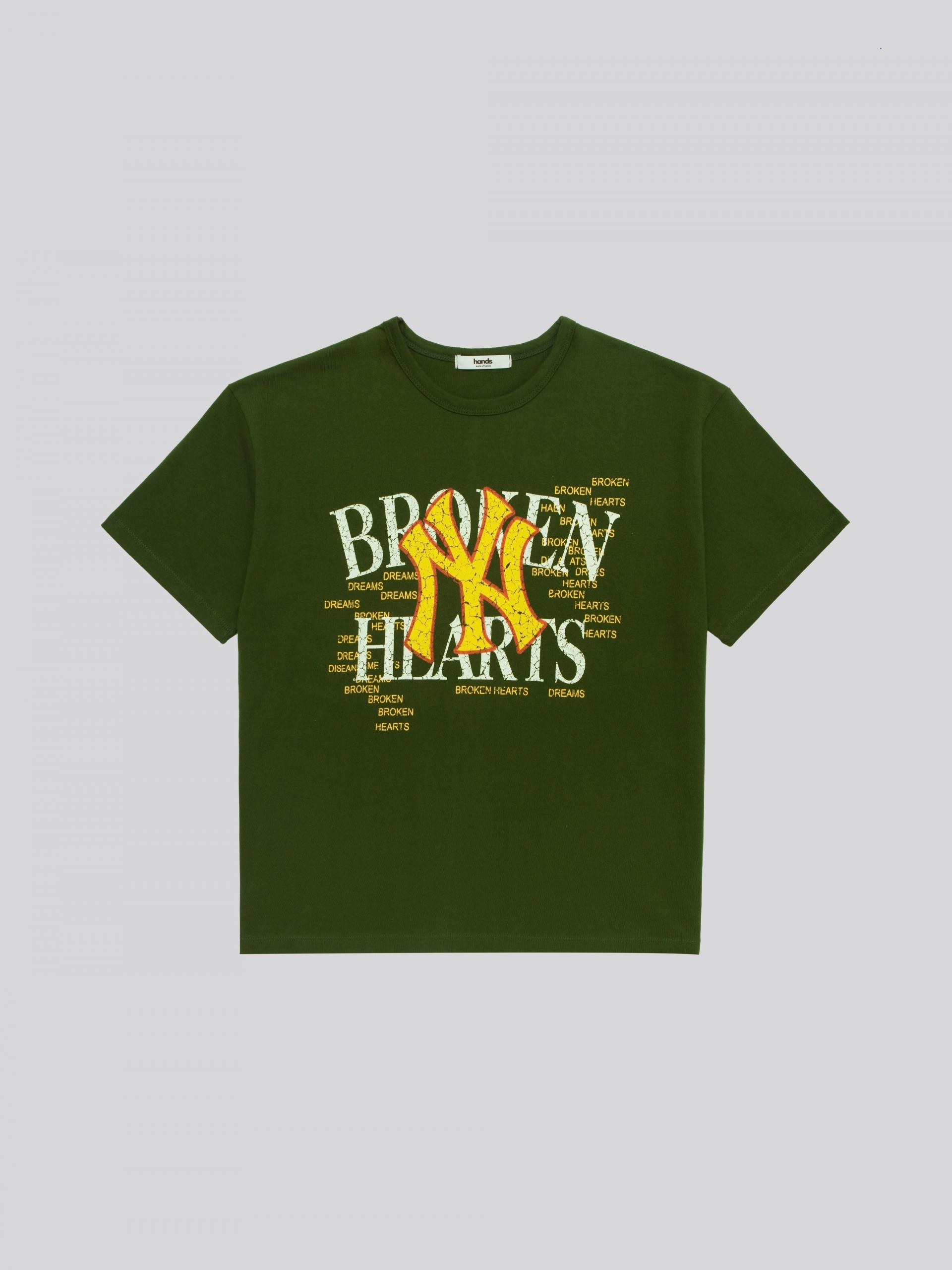 Broken crop half t