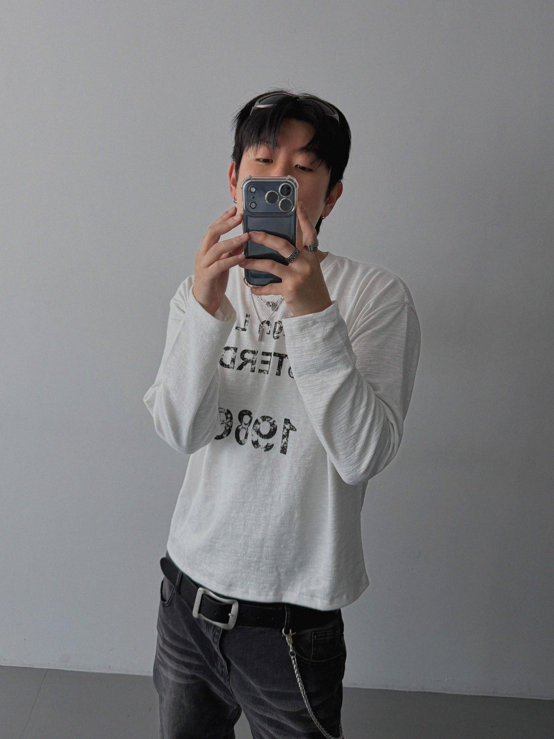 Lap slub crop t
