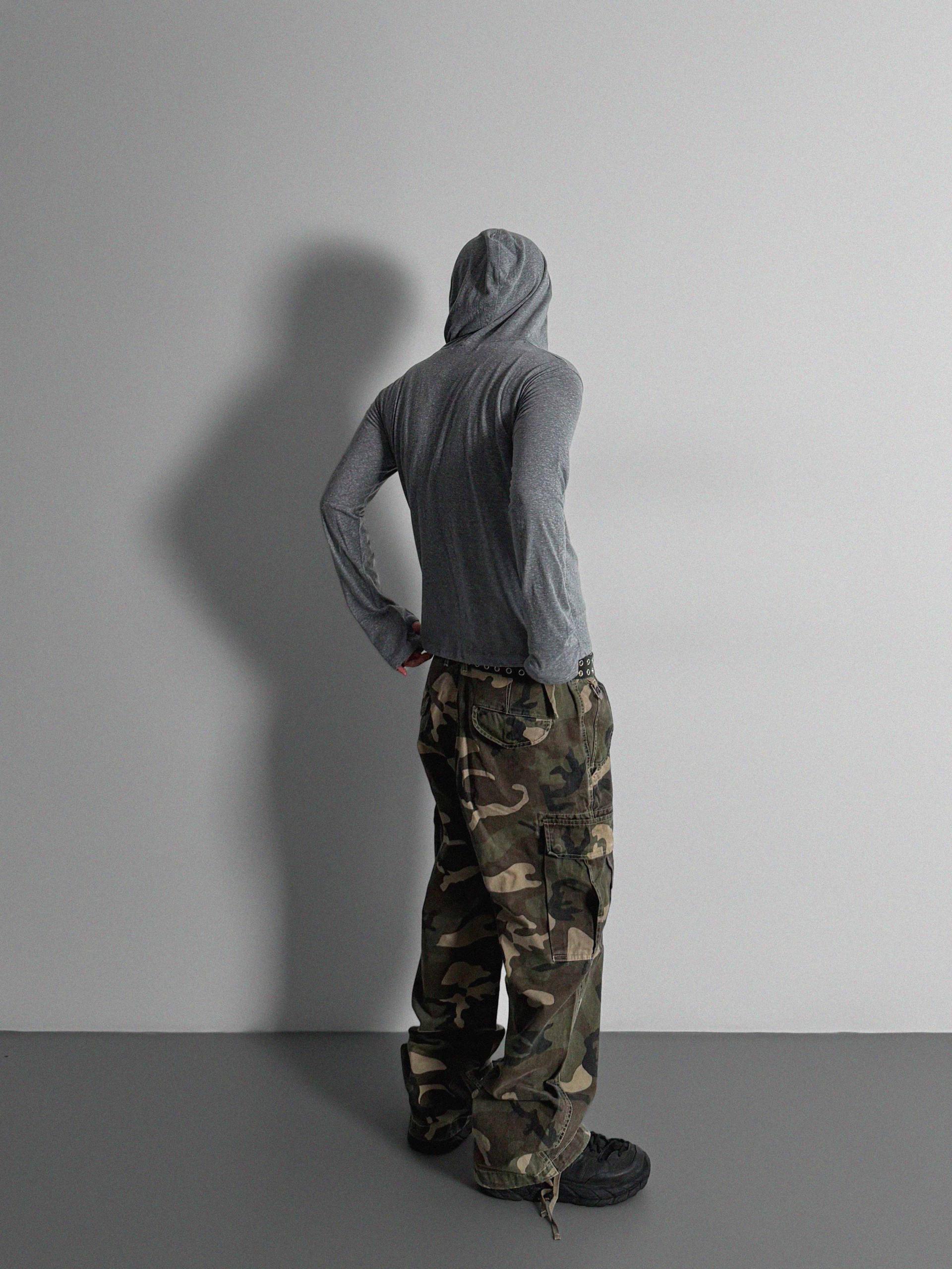 After henry neck warmer hoodie t