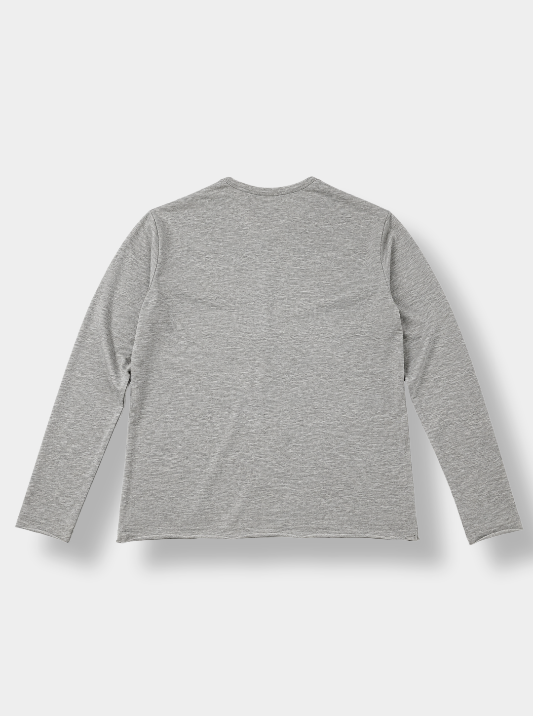 Button slub henley neck slim t