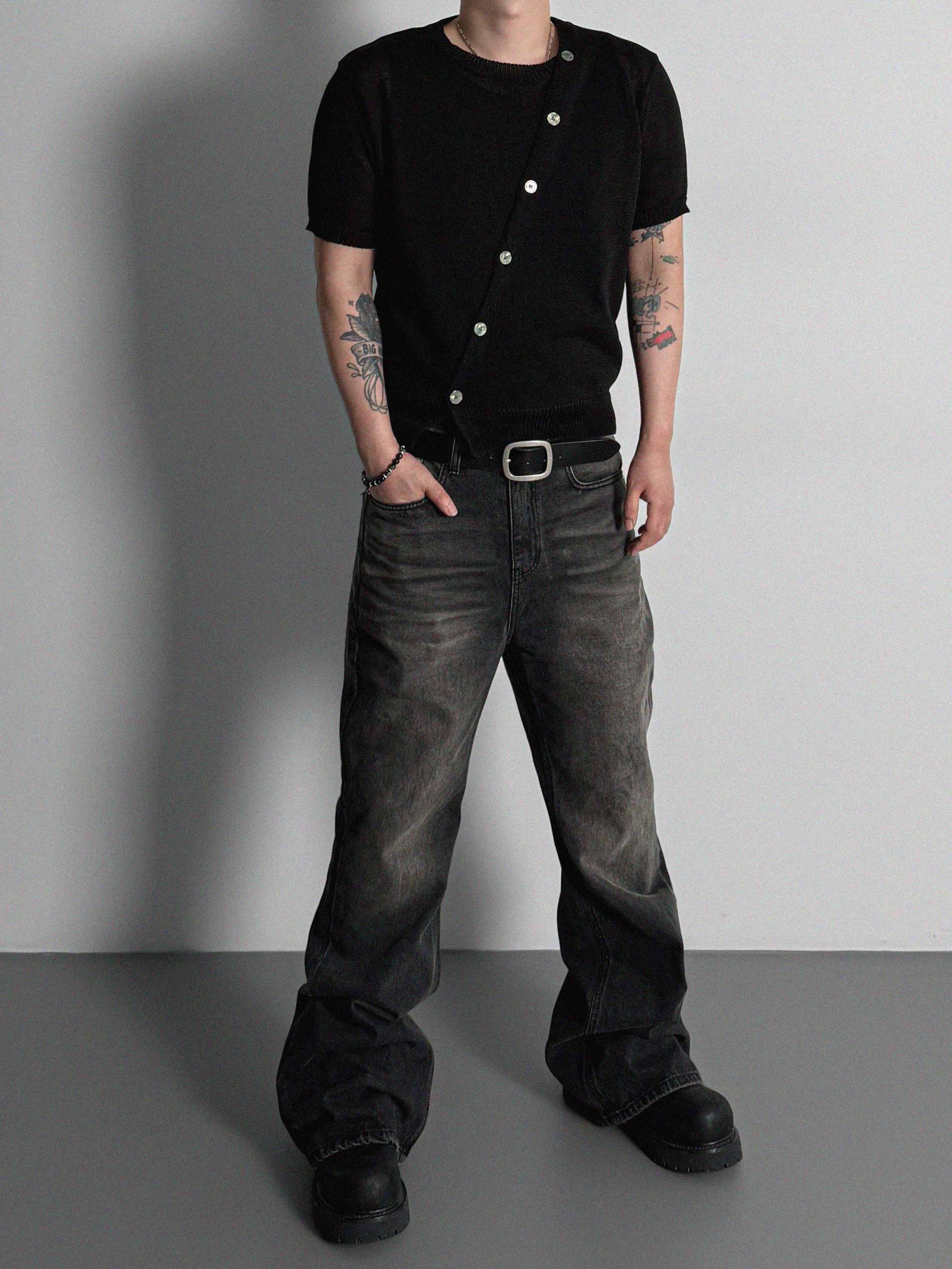 Signature flare denim pants