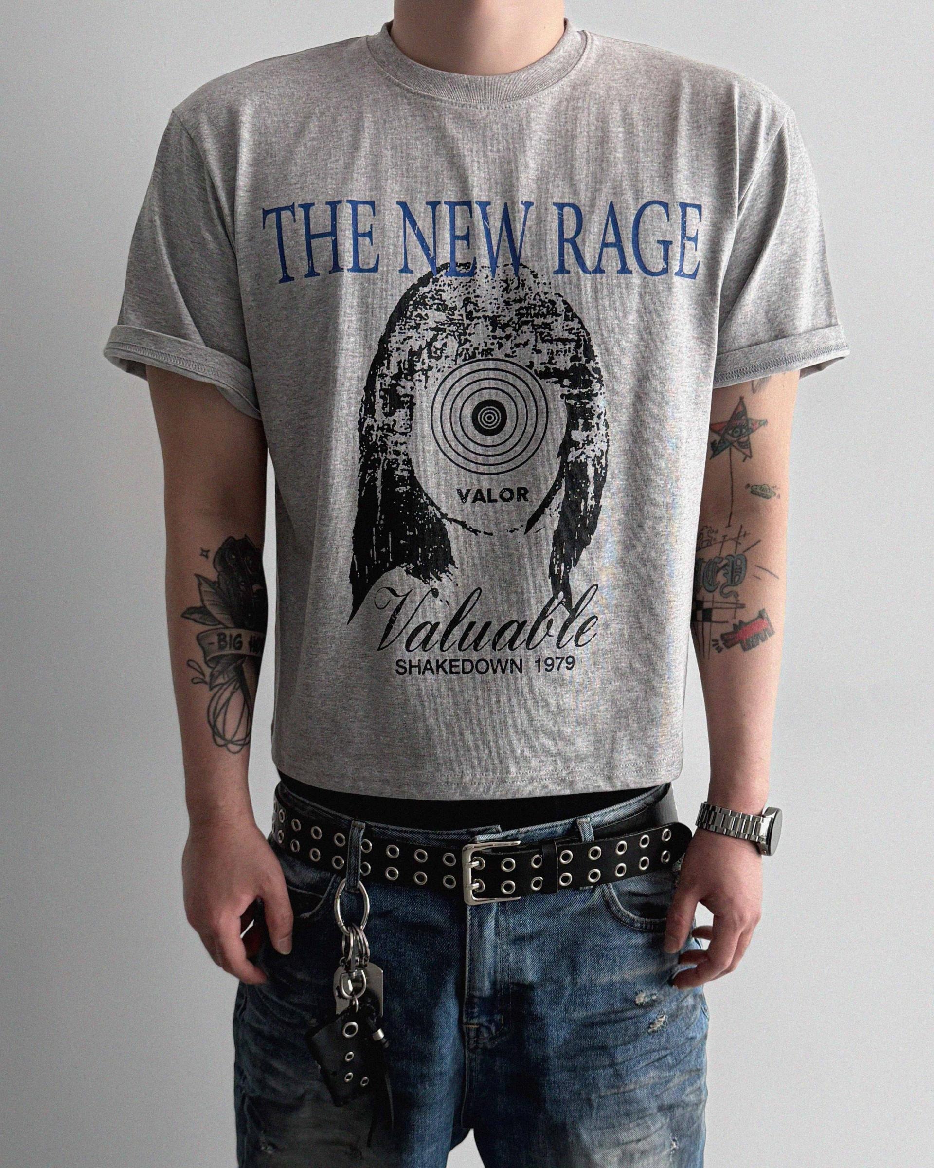 New rage crop half t