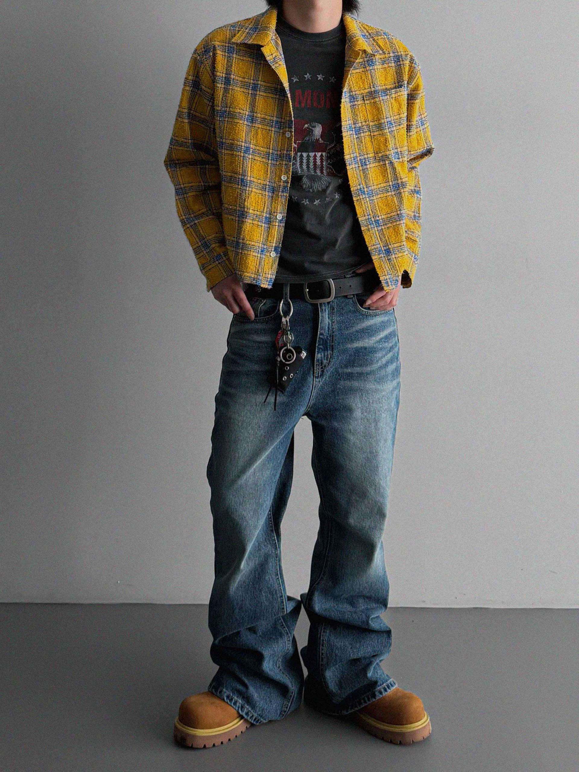 Nova crop check shirt