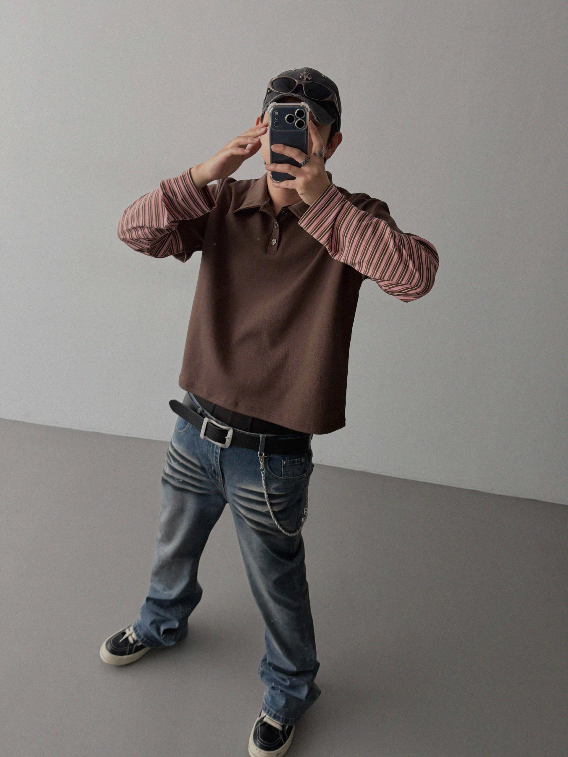 Shadow layered crop PK t