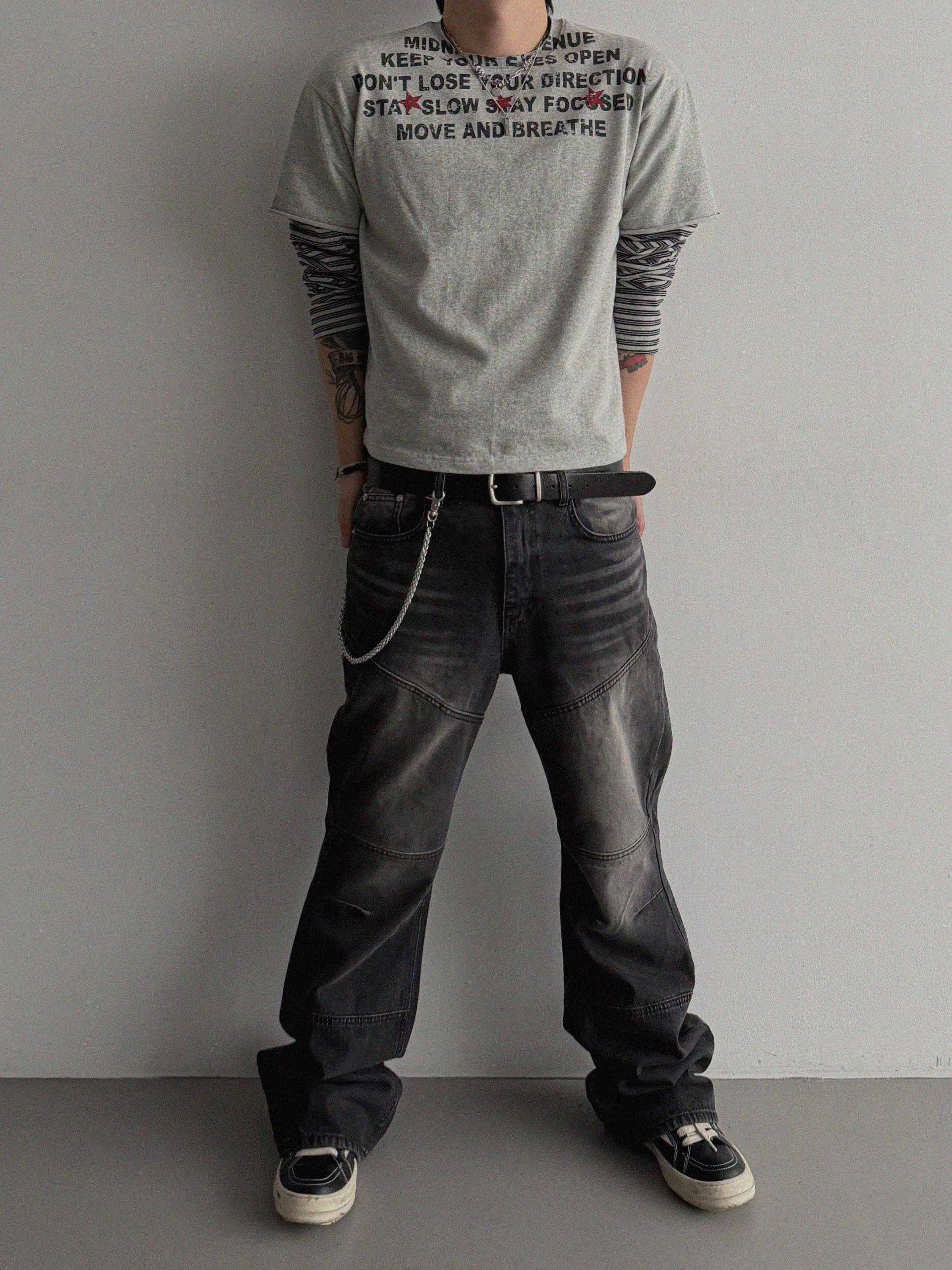 Avenue layered crop t