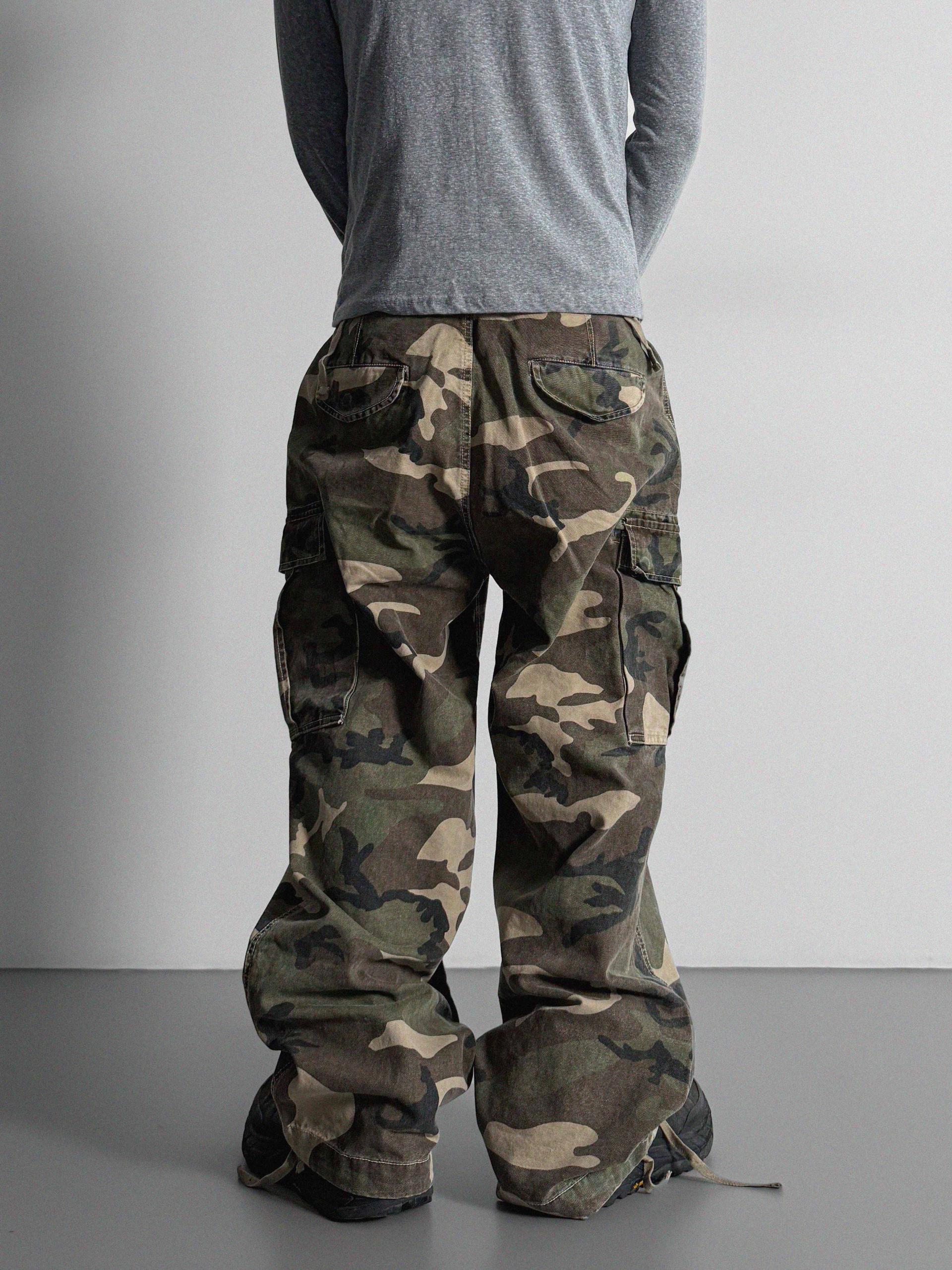 Works camo saging cargo pants