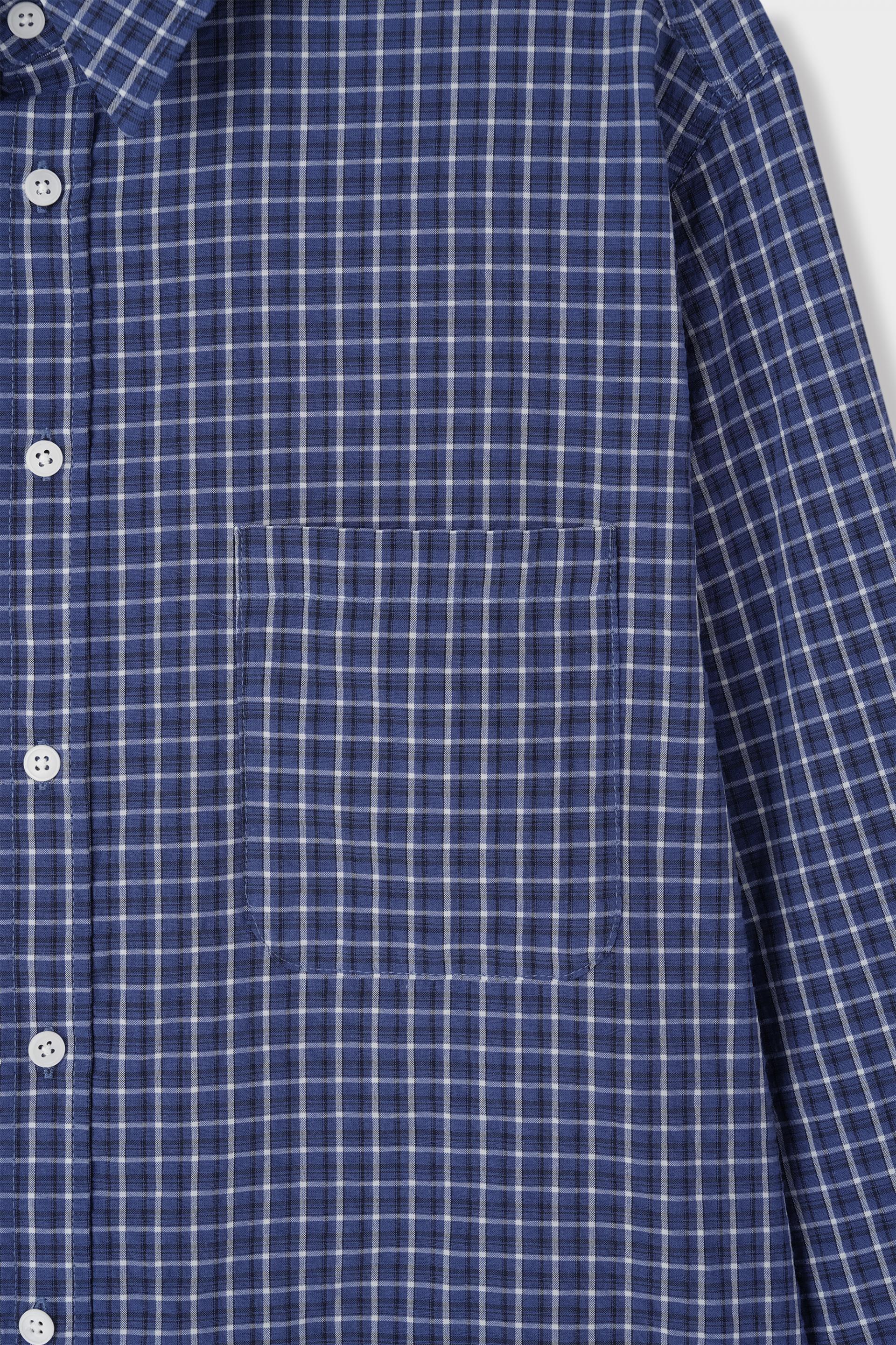 Deli semi crop check shirt