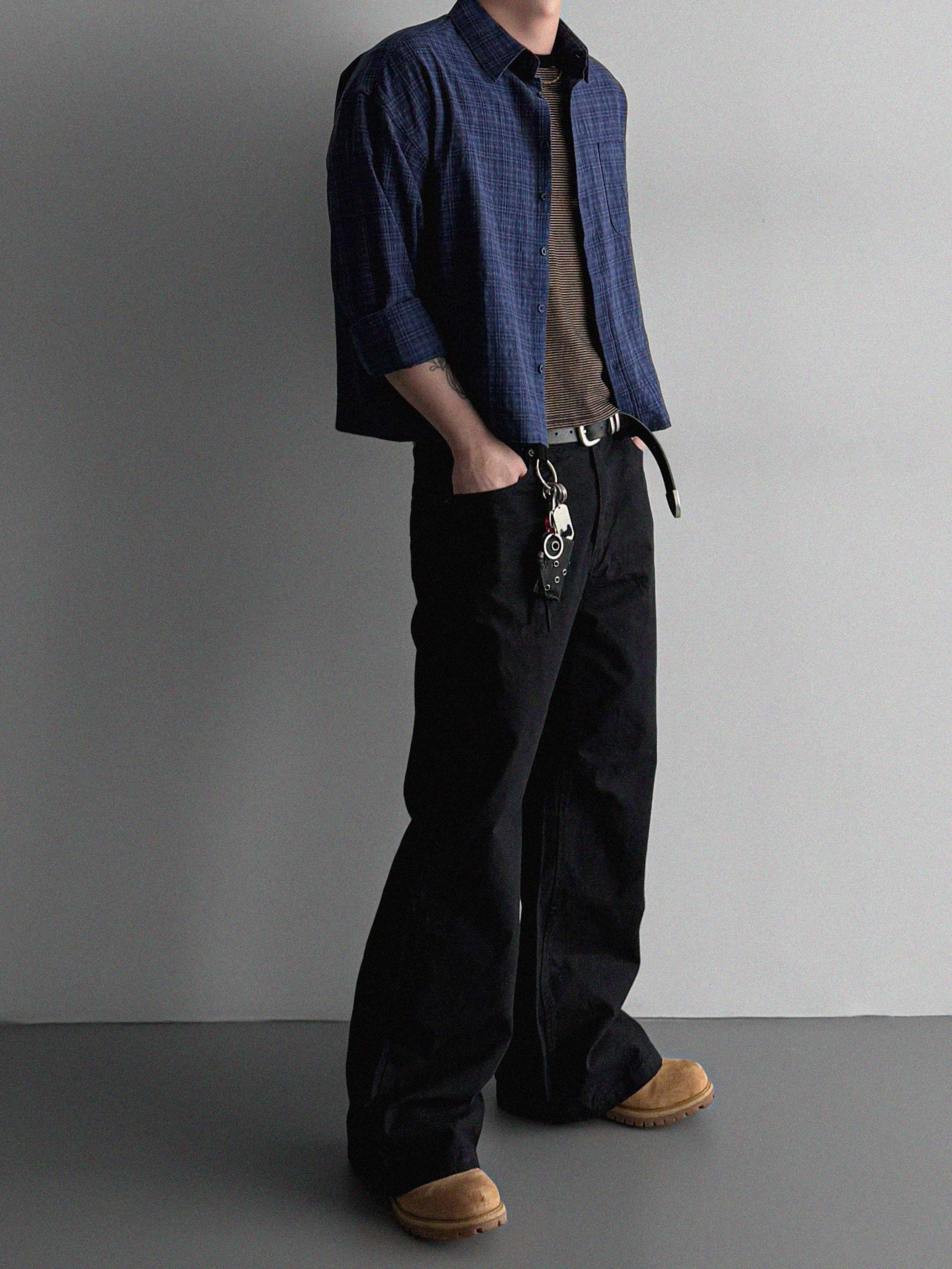Paul crop check shirt