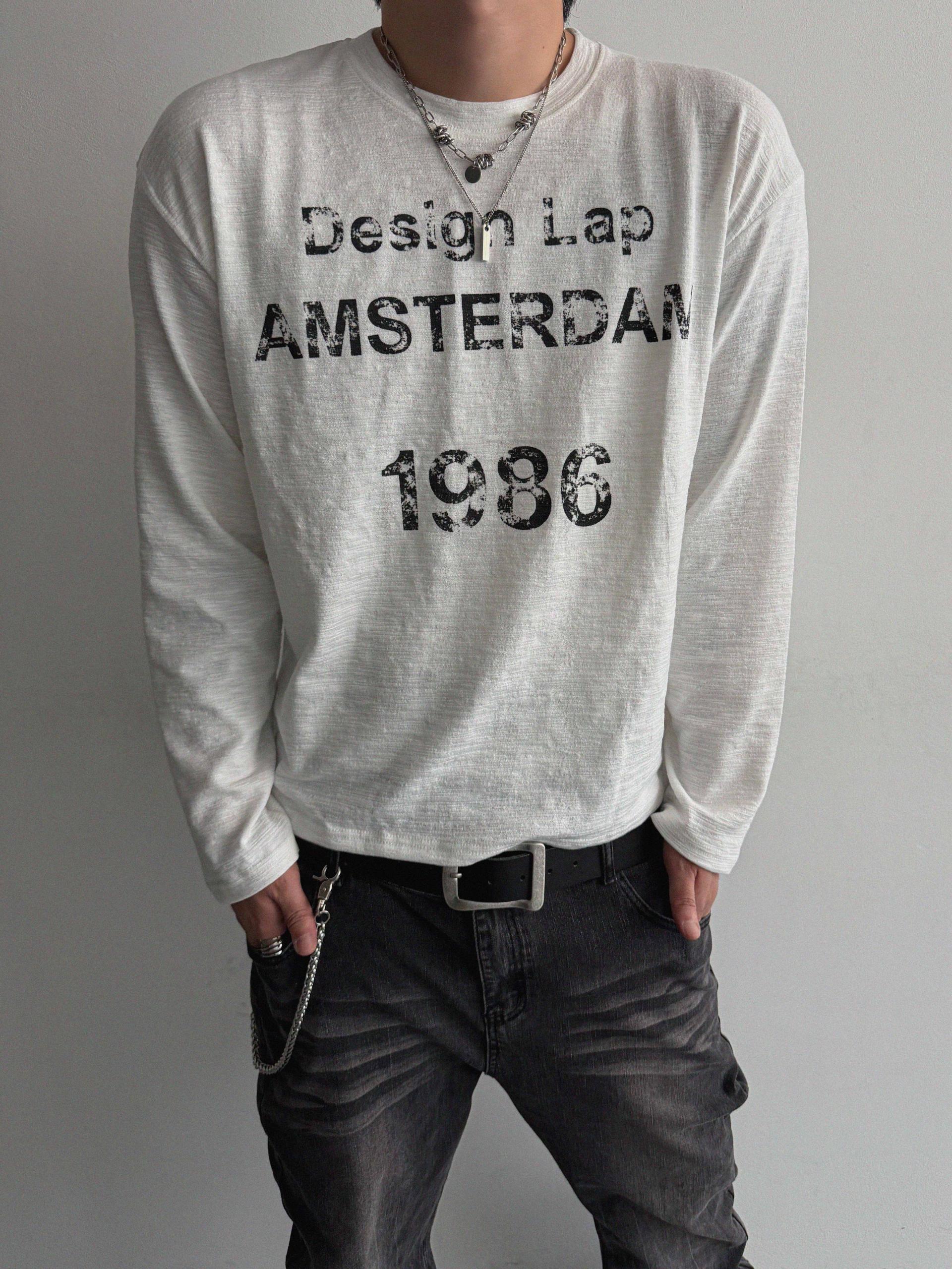 Lap slub crop t