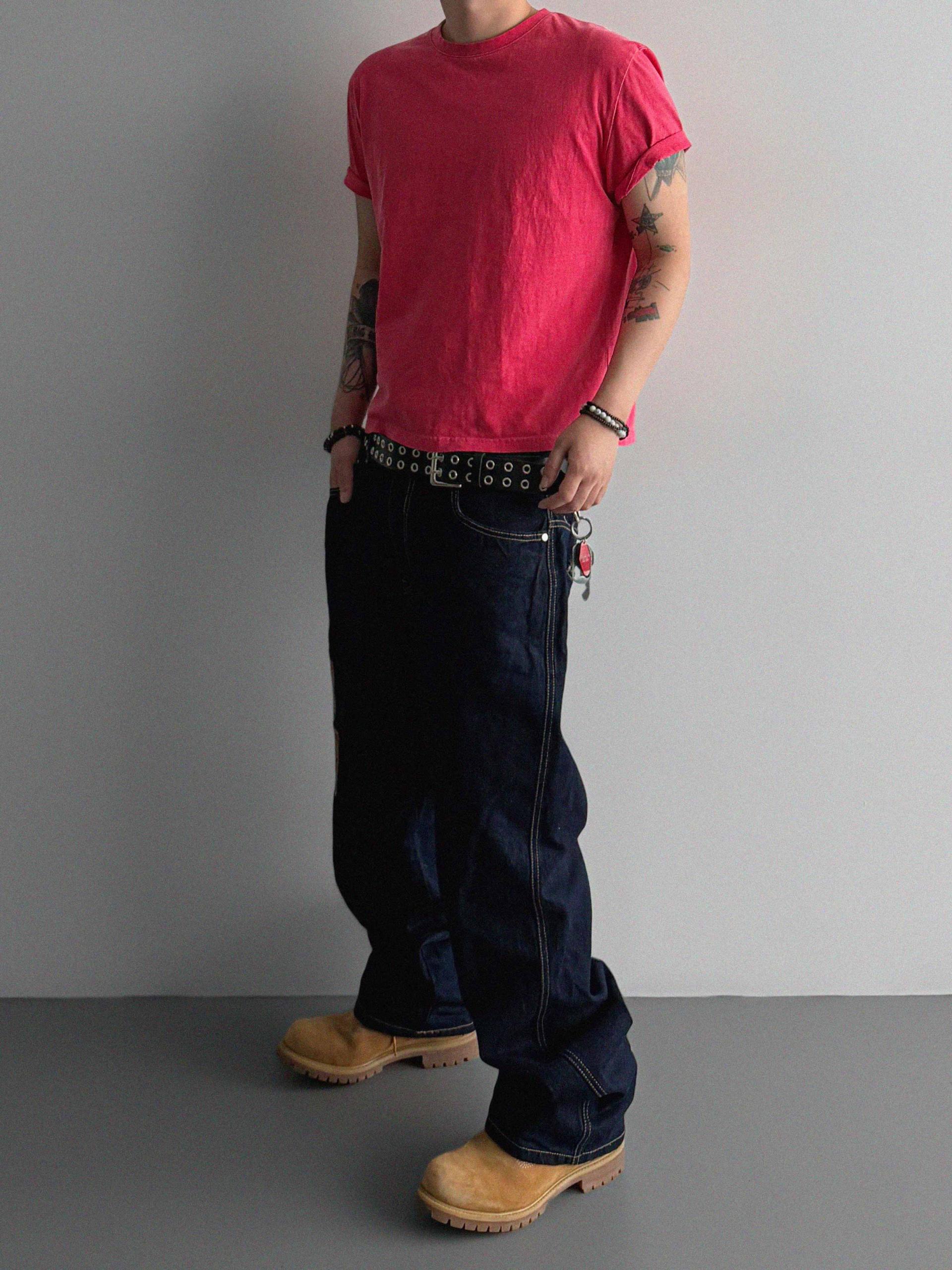 Faber embroidered Baggy jeans