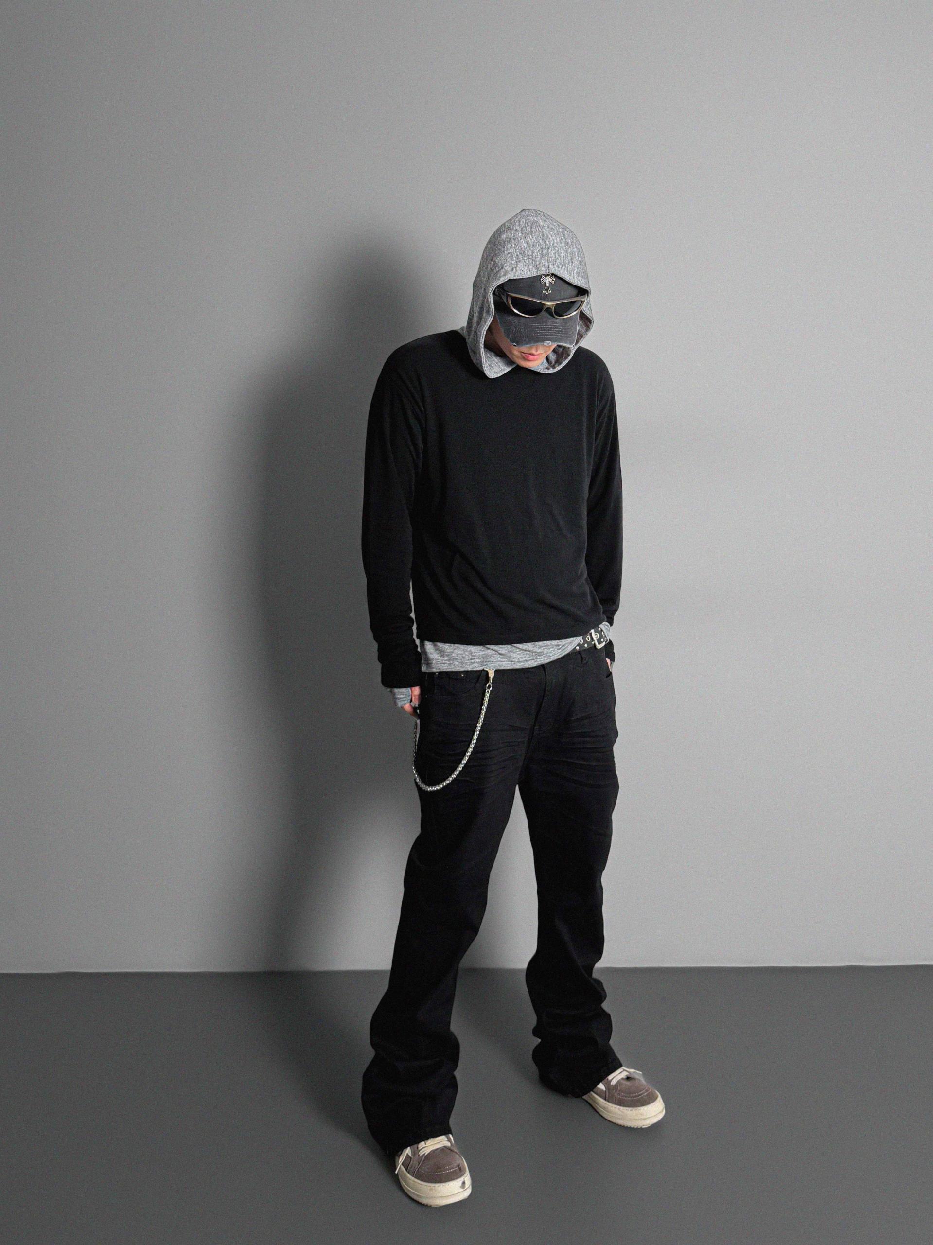 Index layered warmer hood t