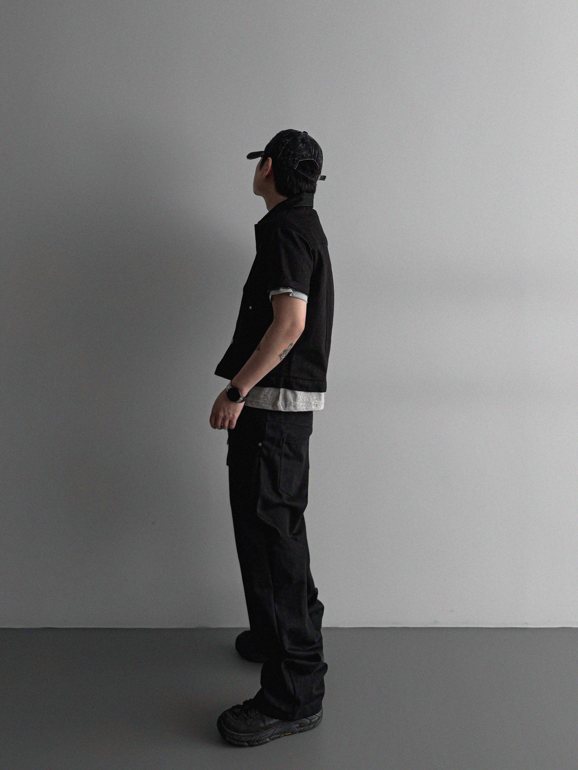 Core non fade crop half jacket