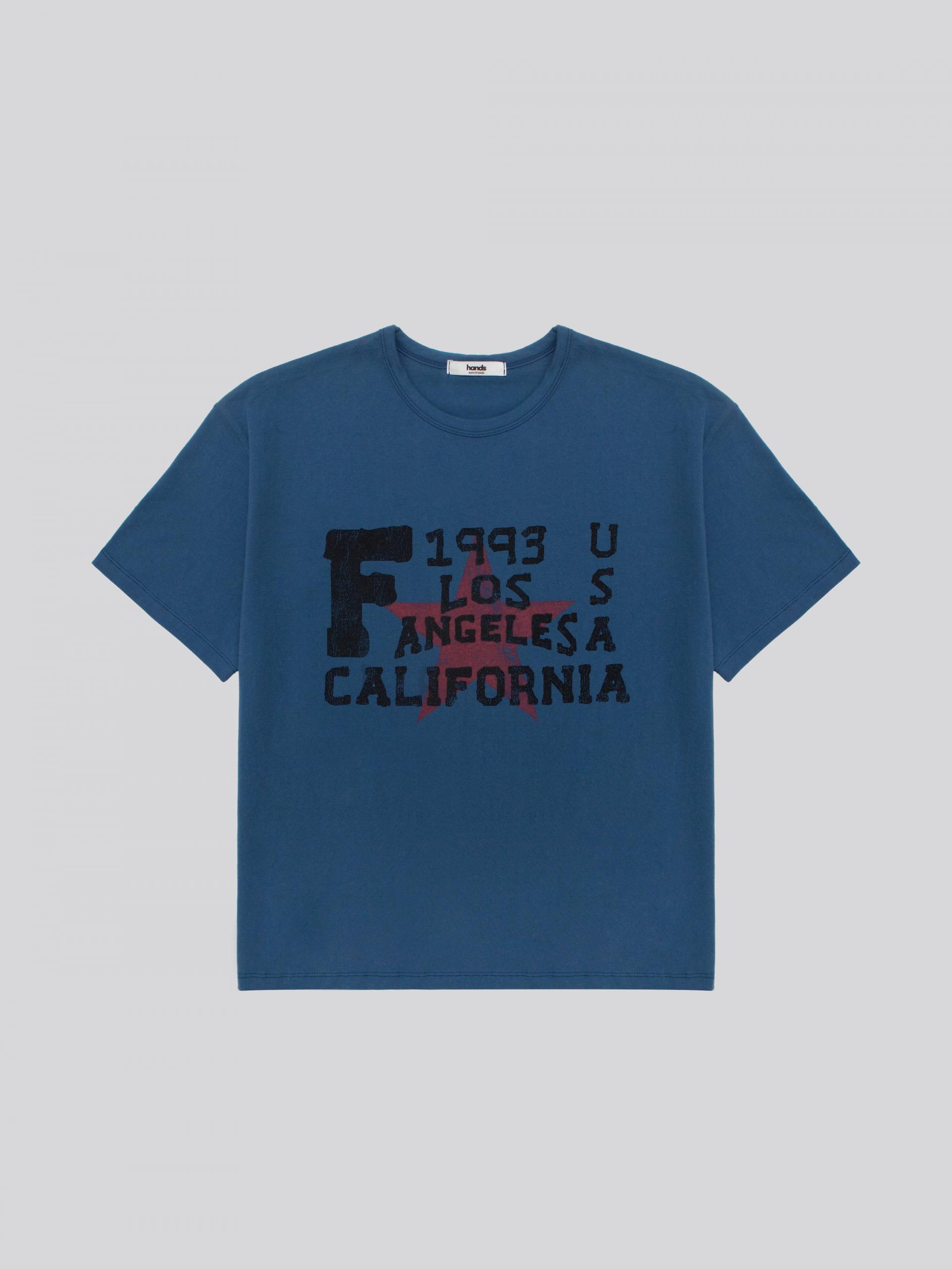 Retro star crop half t
