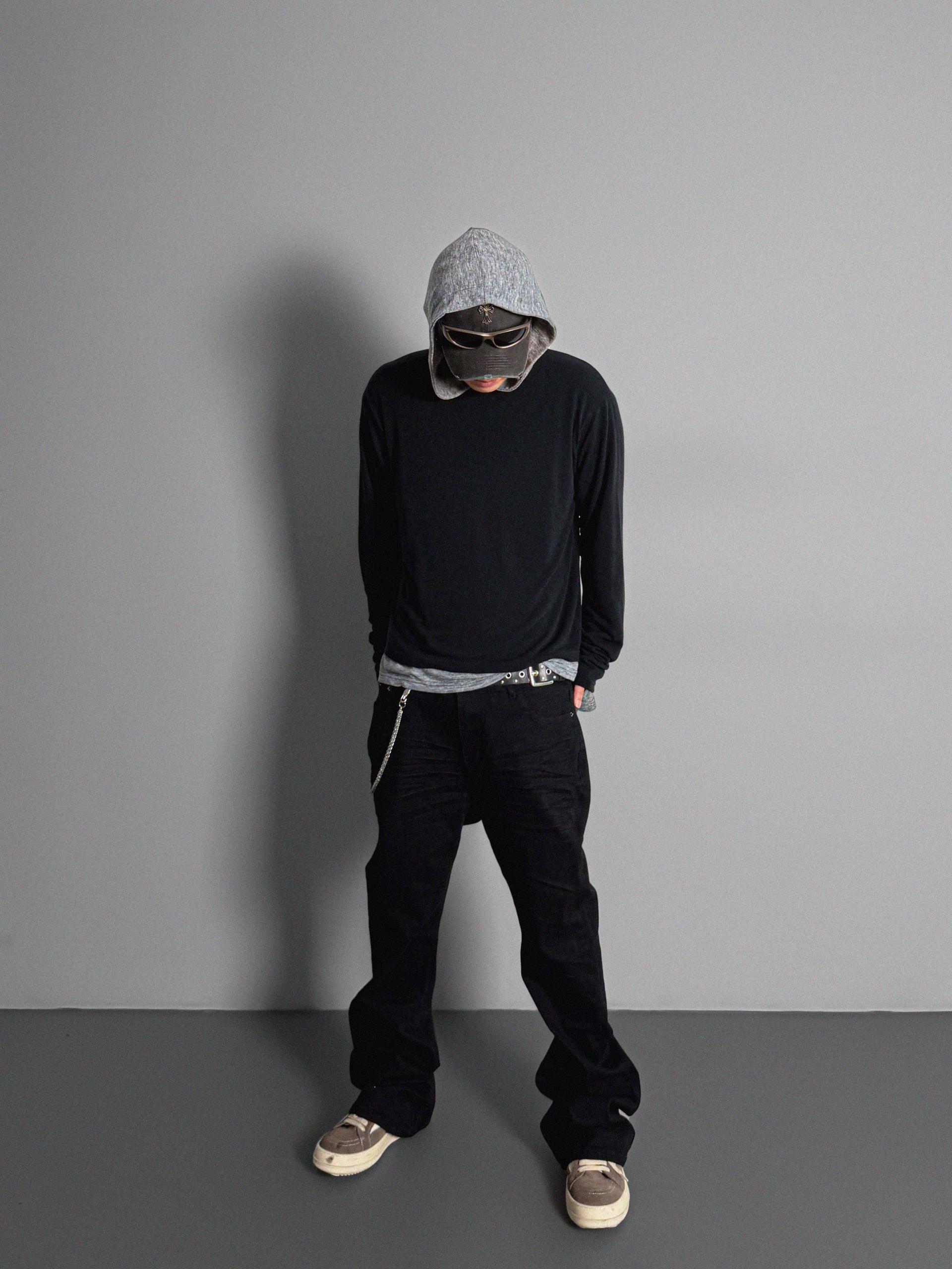Index layered warmer hood t