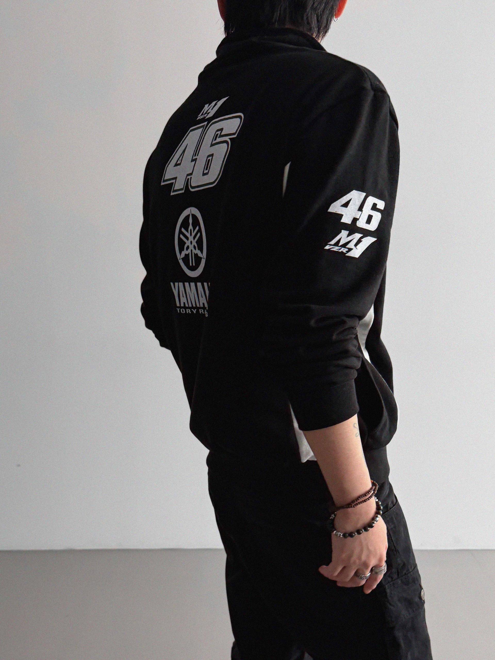 Racing print zip-up