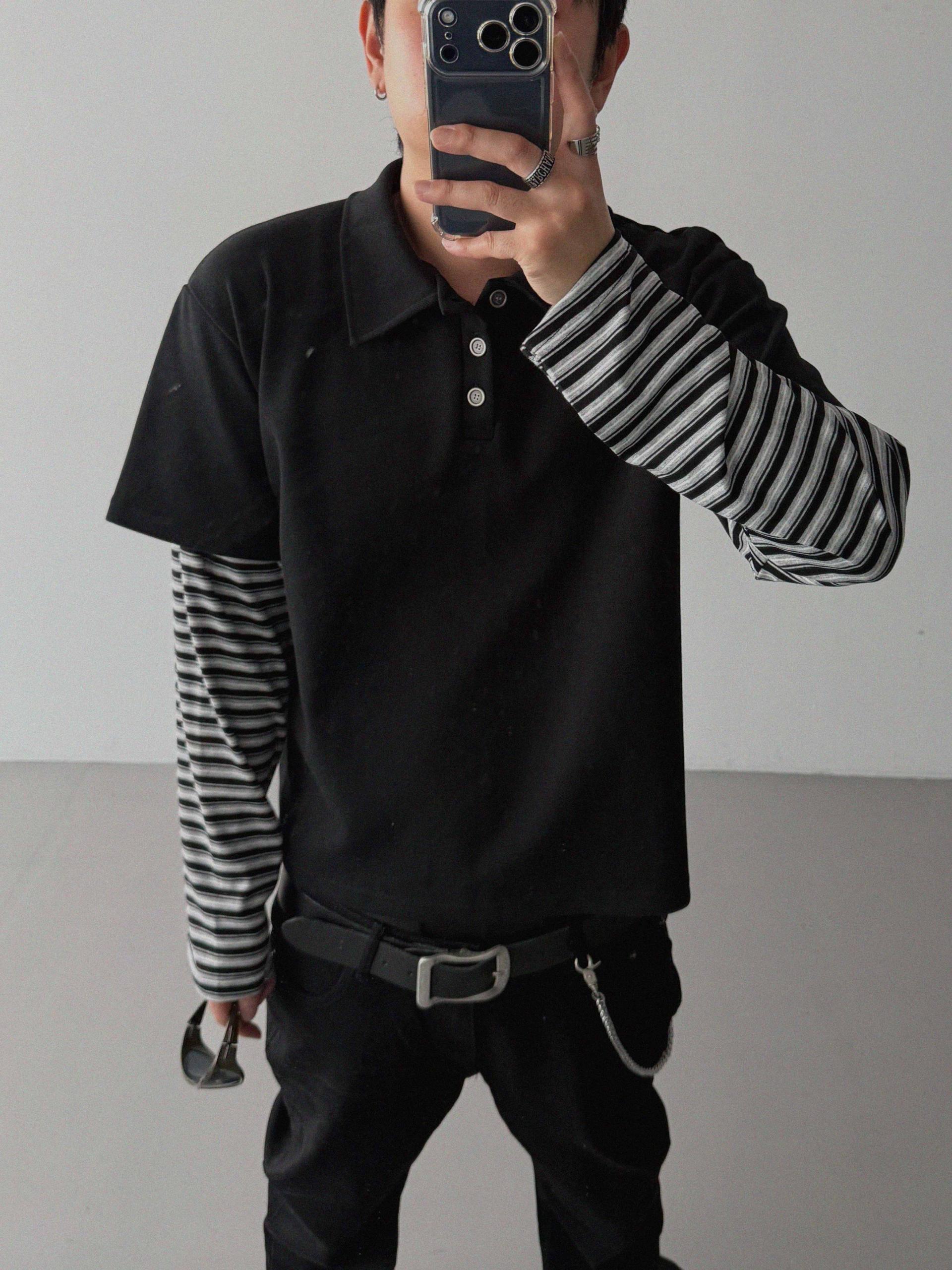Shadow layered crop PK t