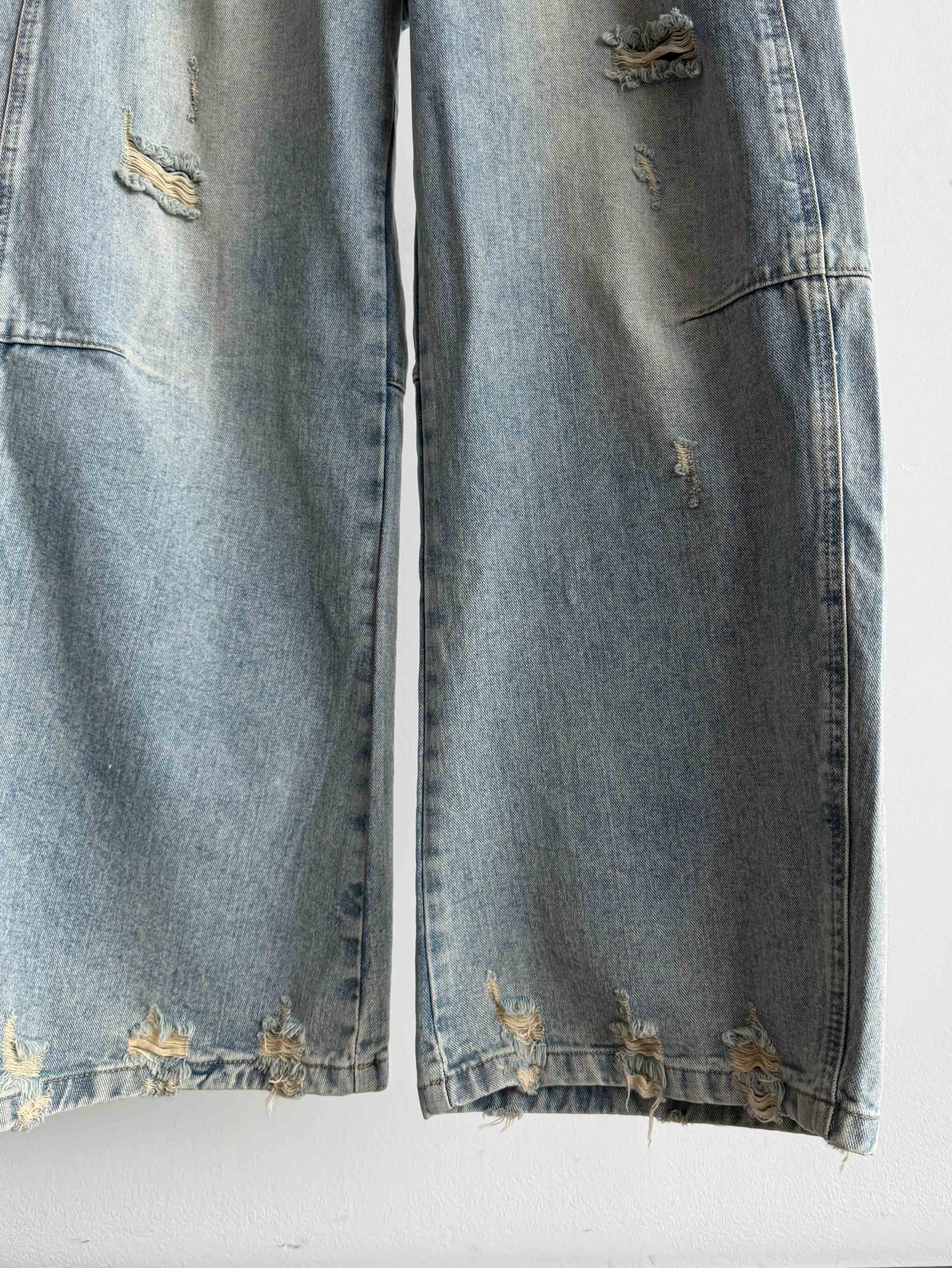 Frick damage denim pants