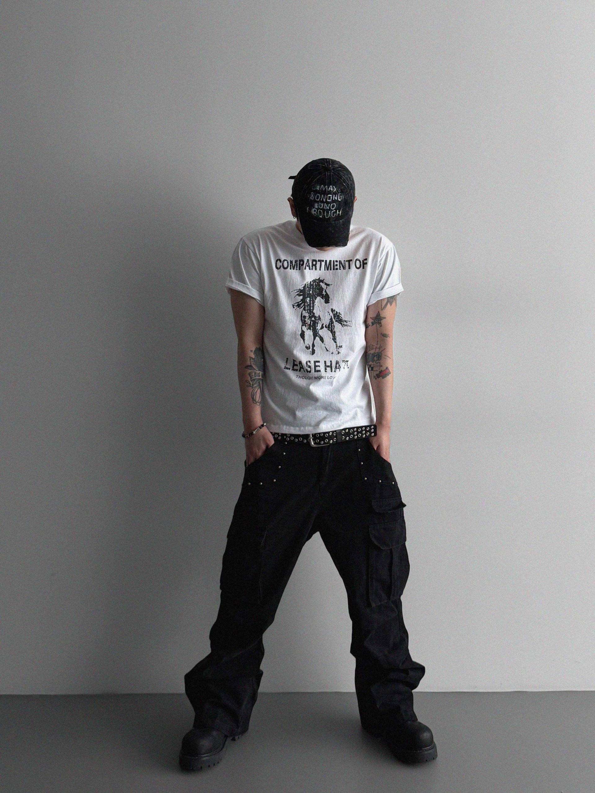 Lease slim crop half t
