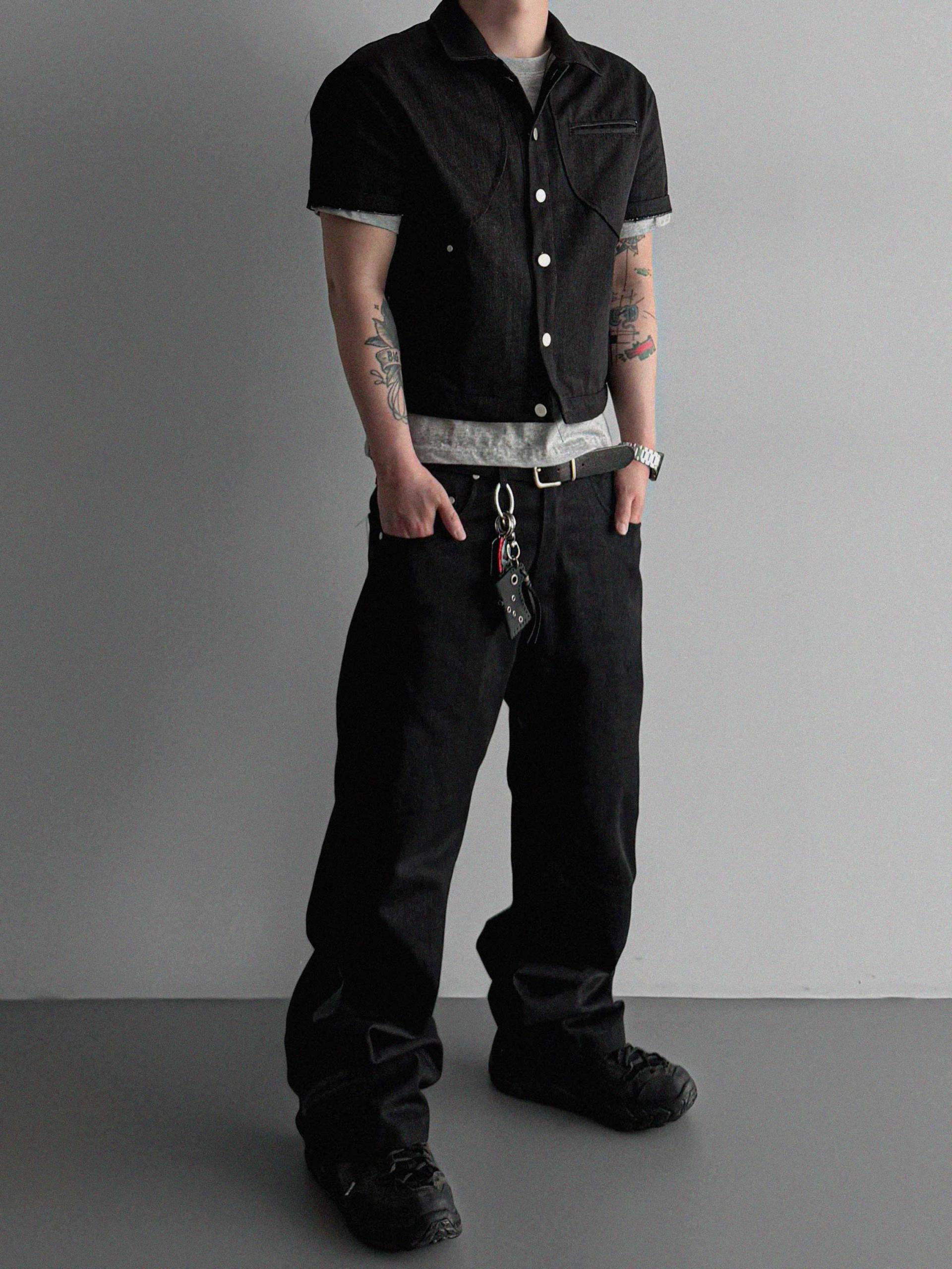 Core non fade sagging jeans