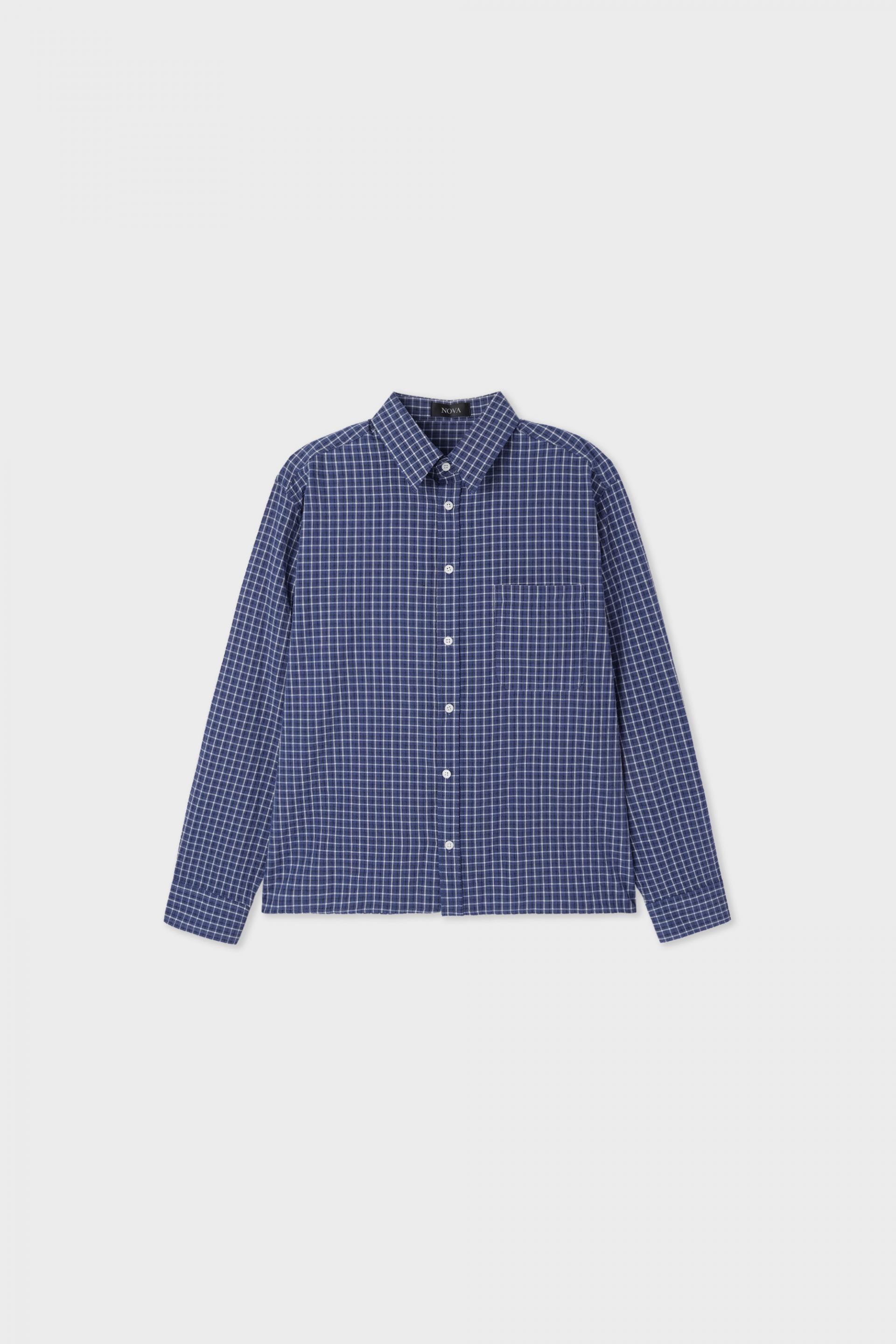 Deli semi crop check shirt