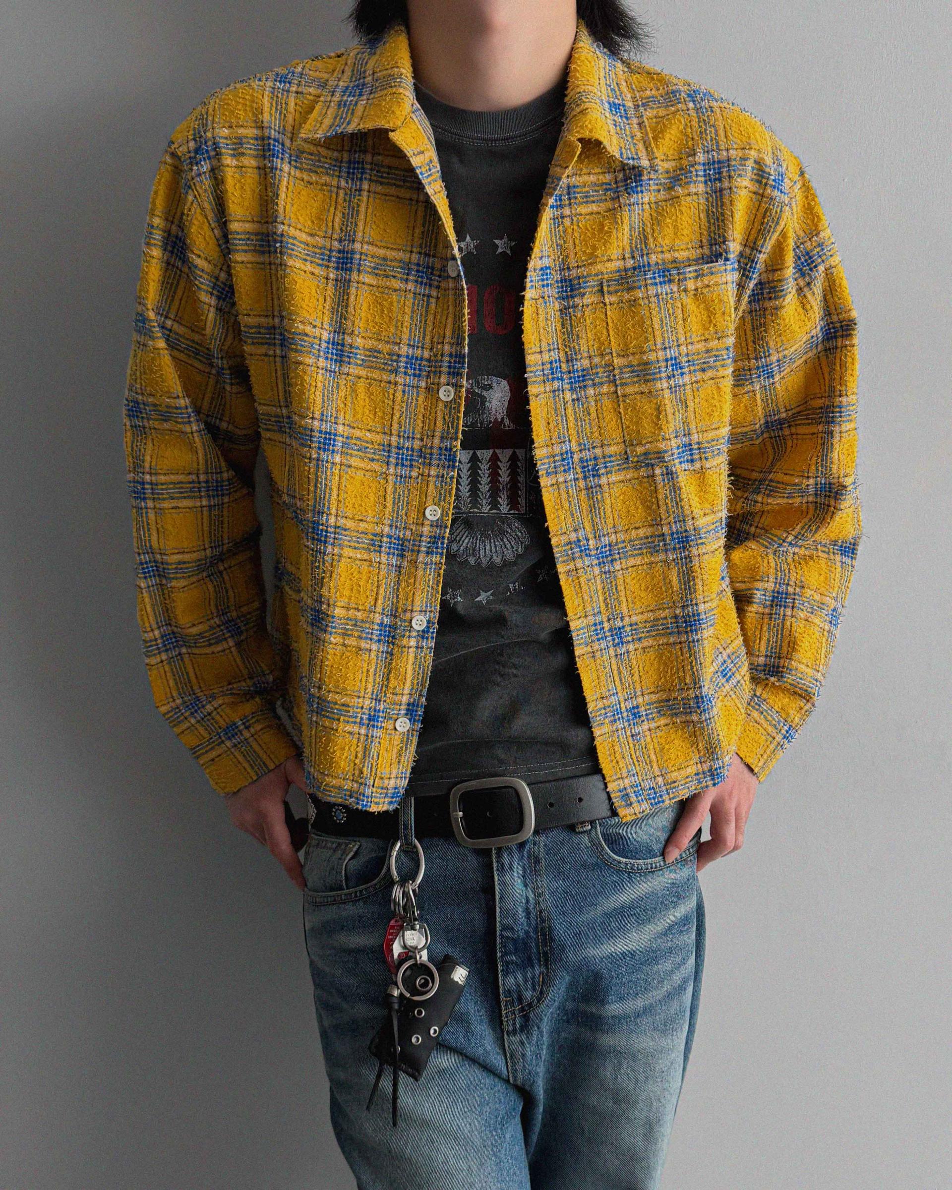 Nova crop check shirt