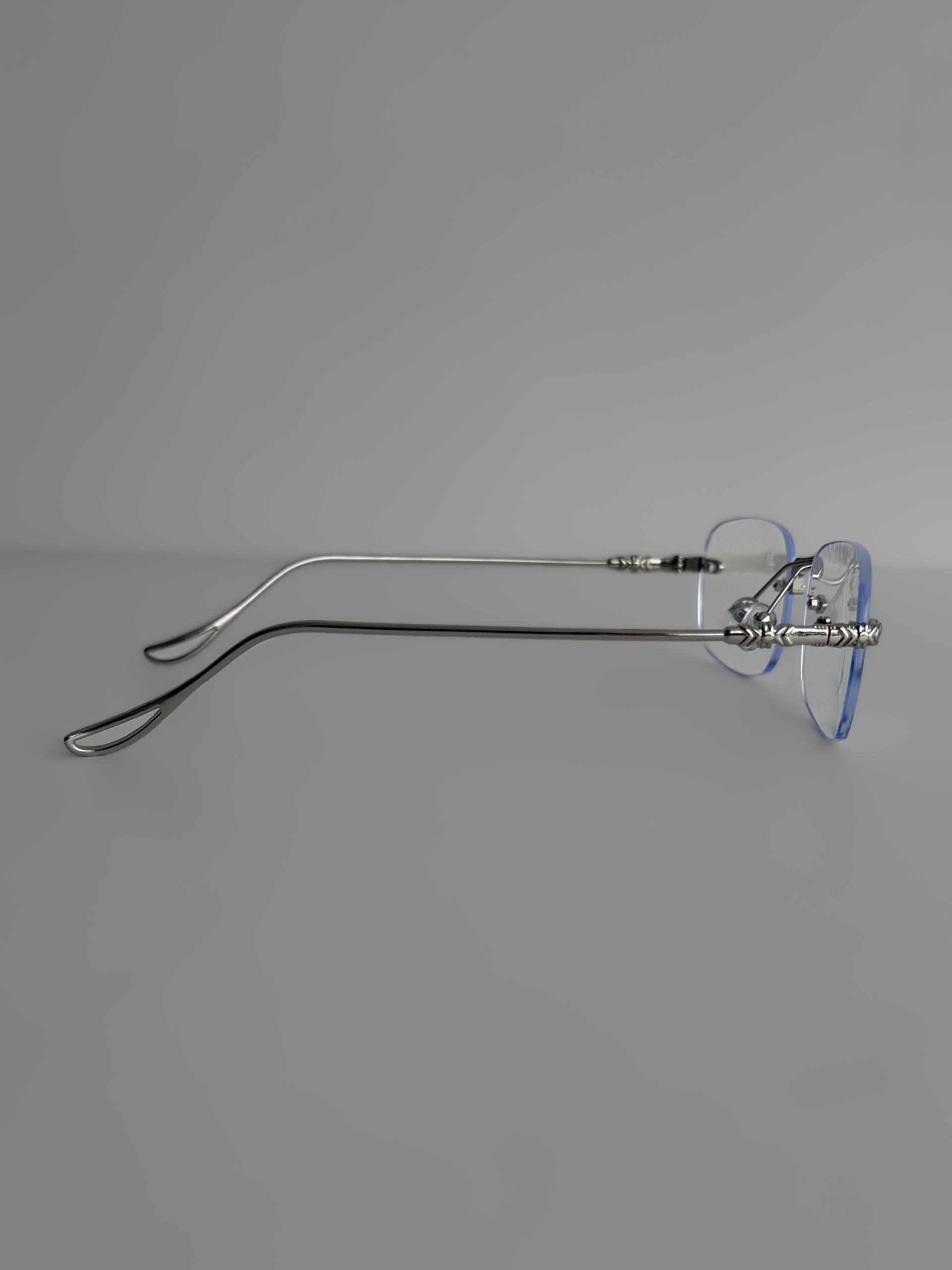Viper metal rimless glasses