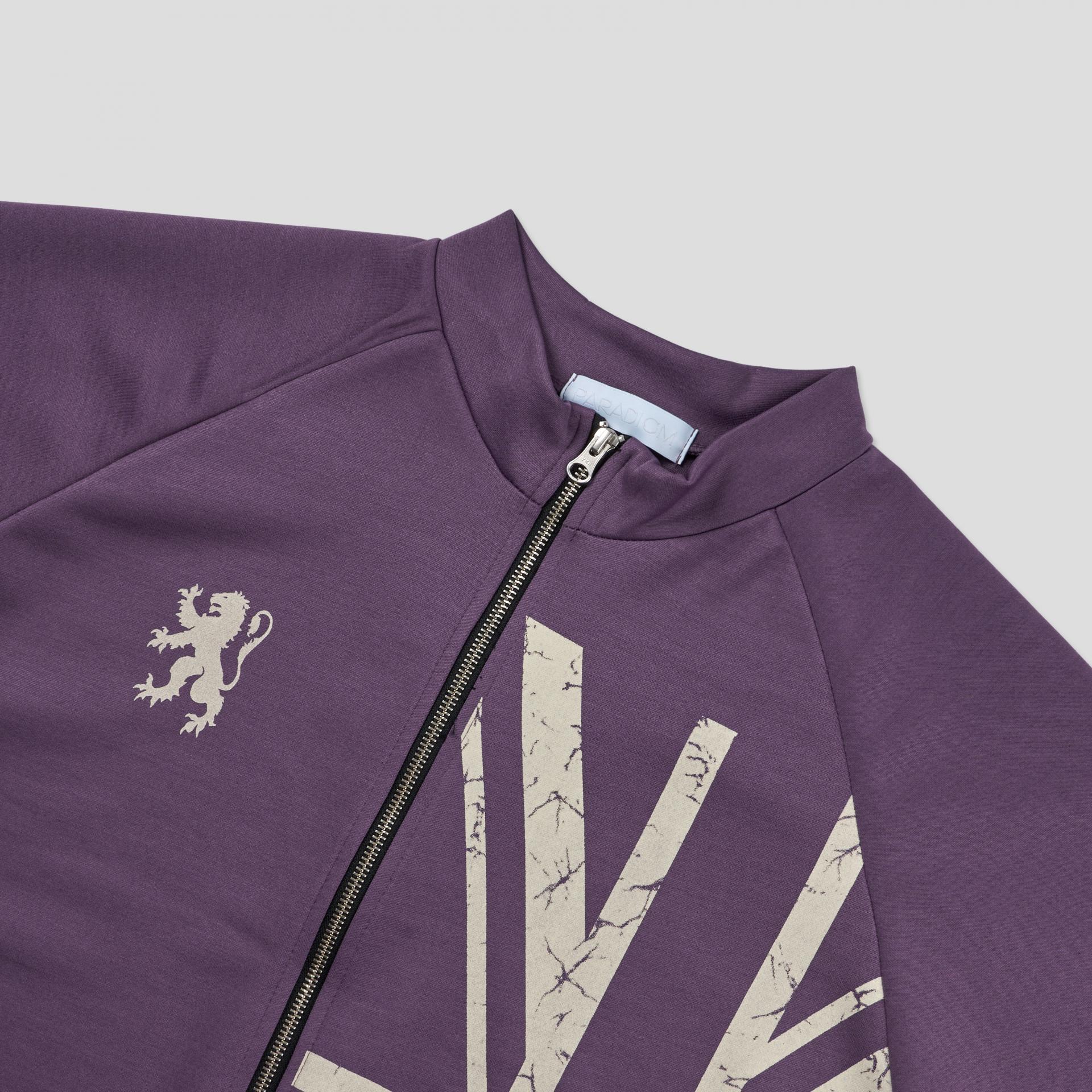 England slim jersey zip-up