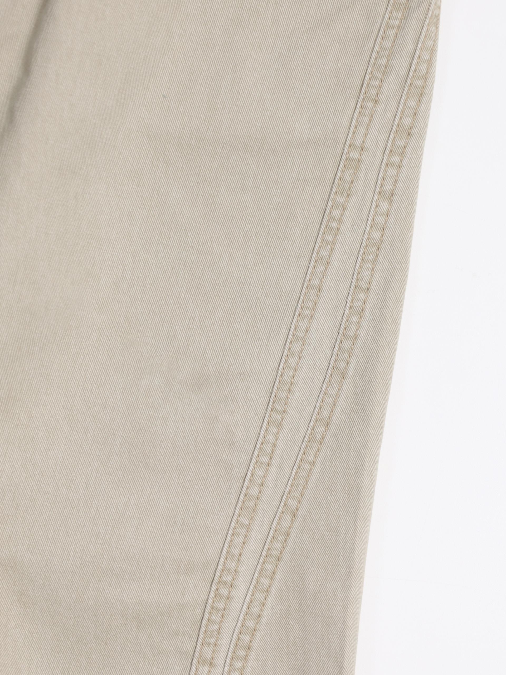 Double pocket curved flare pants
