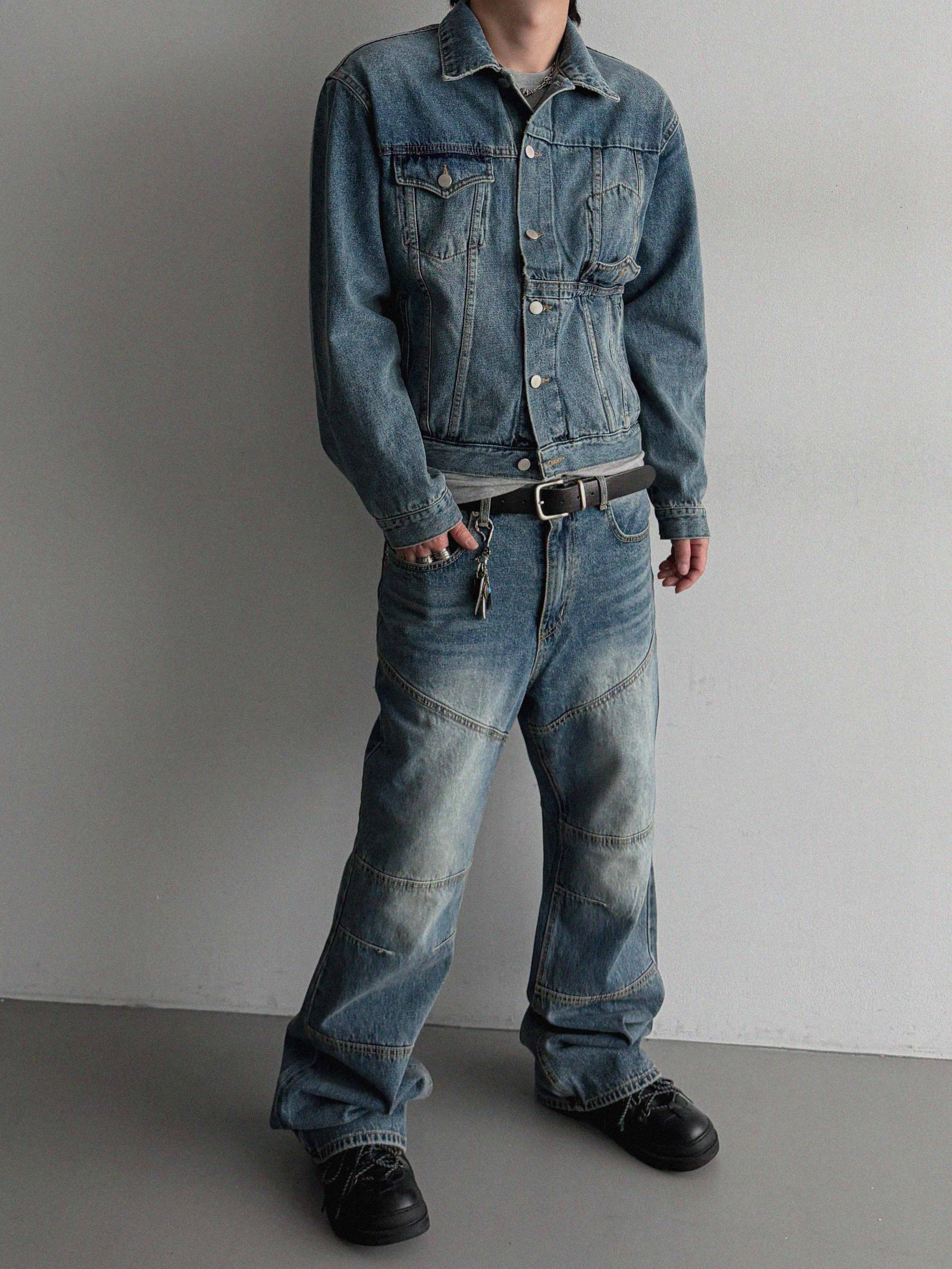 Mabel reverse crop denim jacket