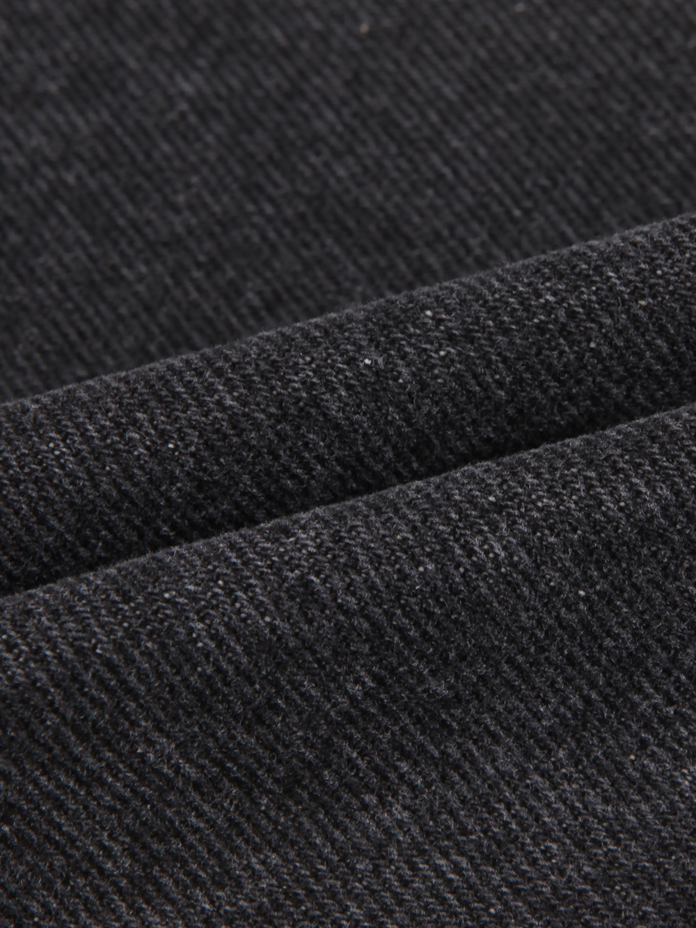 Black damage flared denim pants