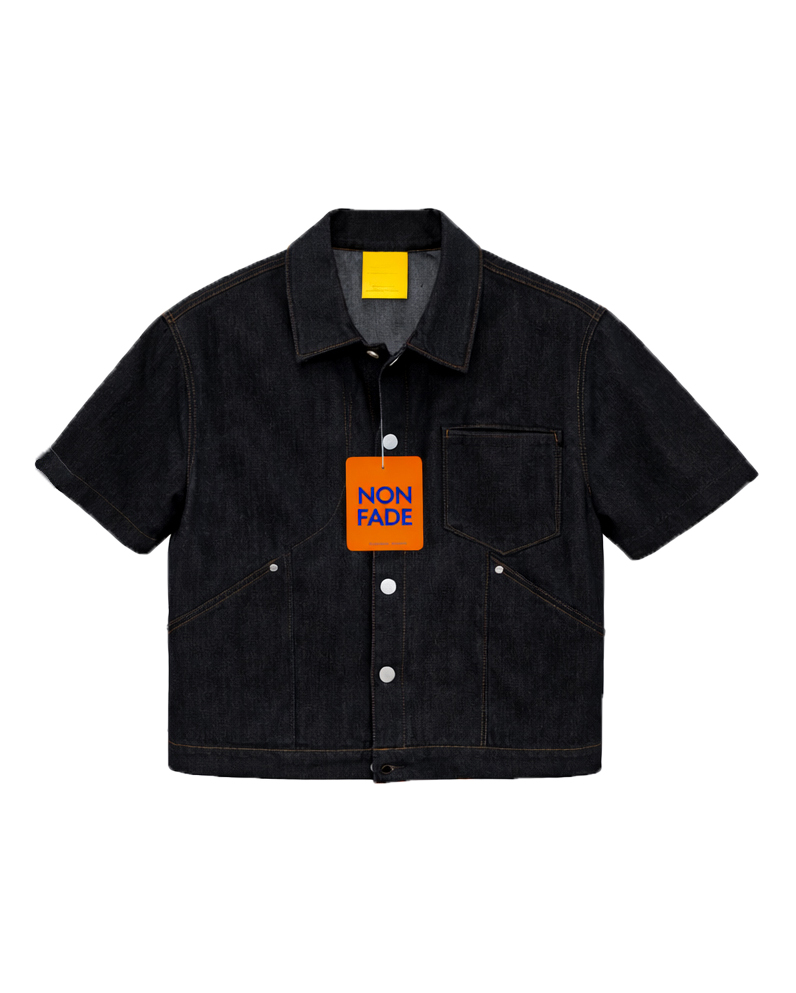 Core non fade crop half jacket