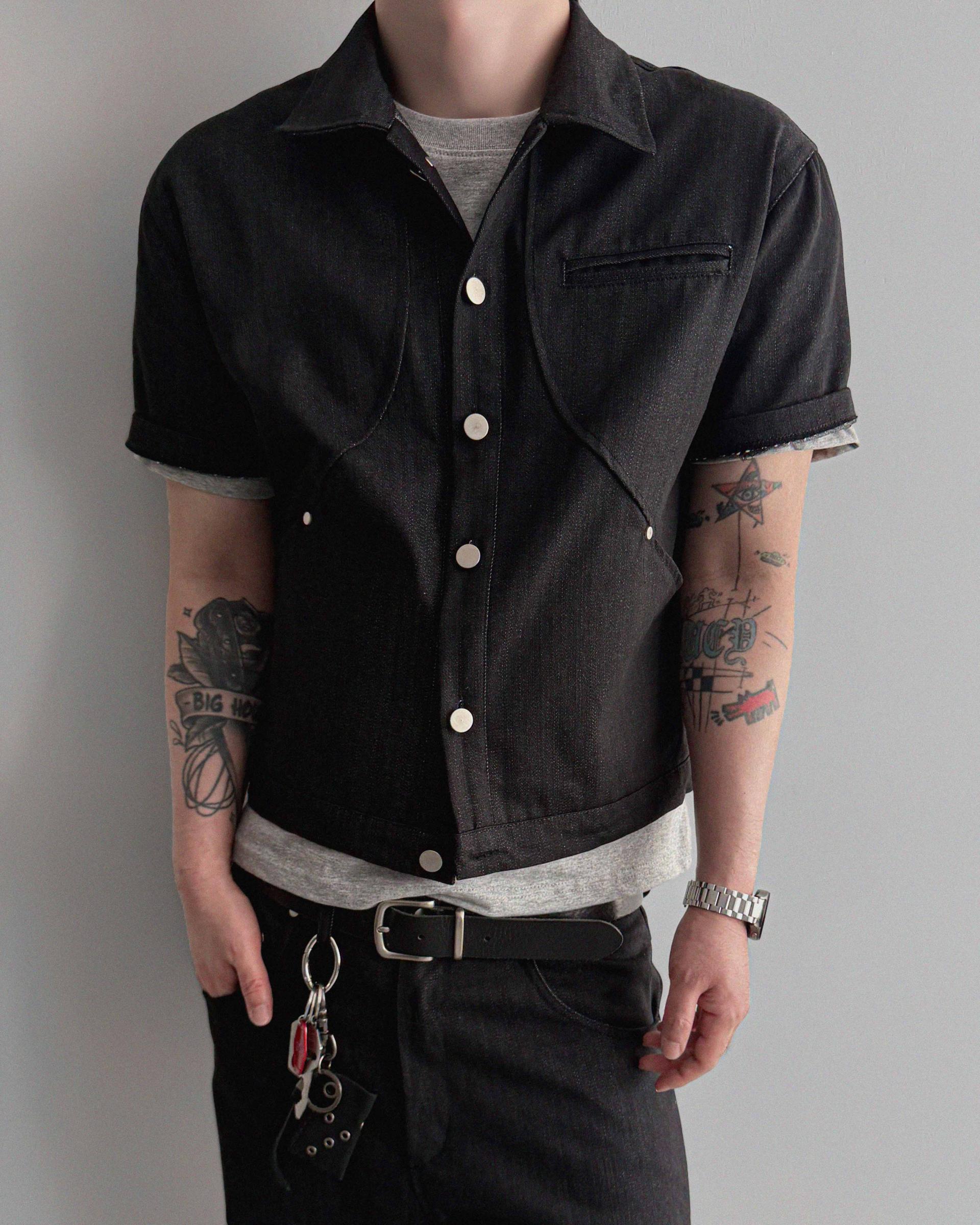 Core non fade crop half jacket