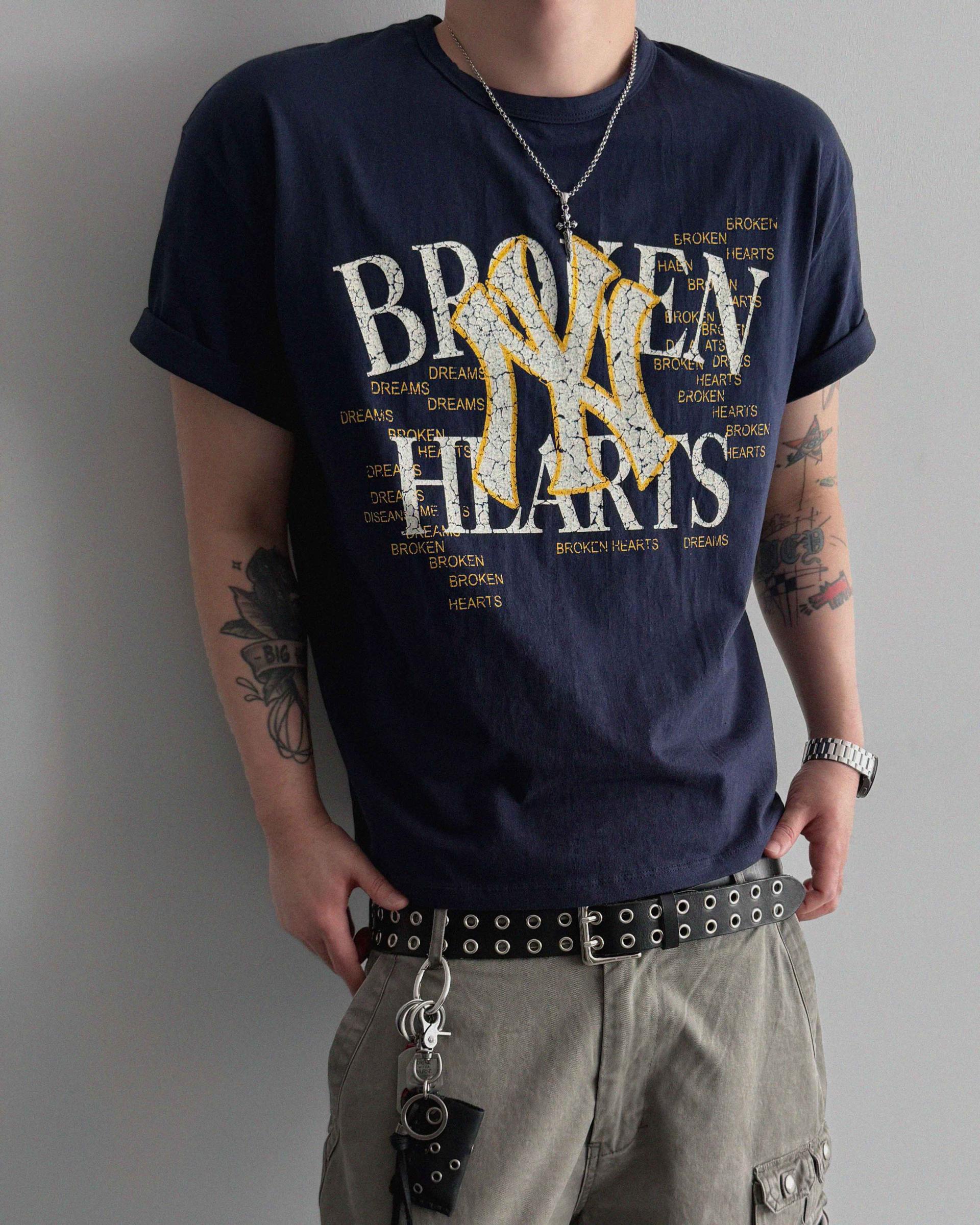 Broken crop half t