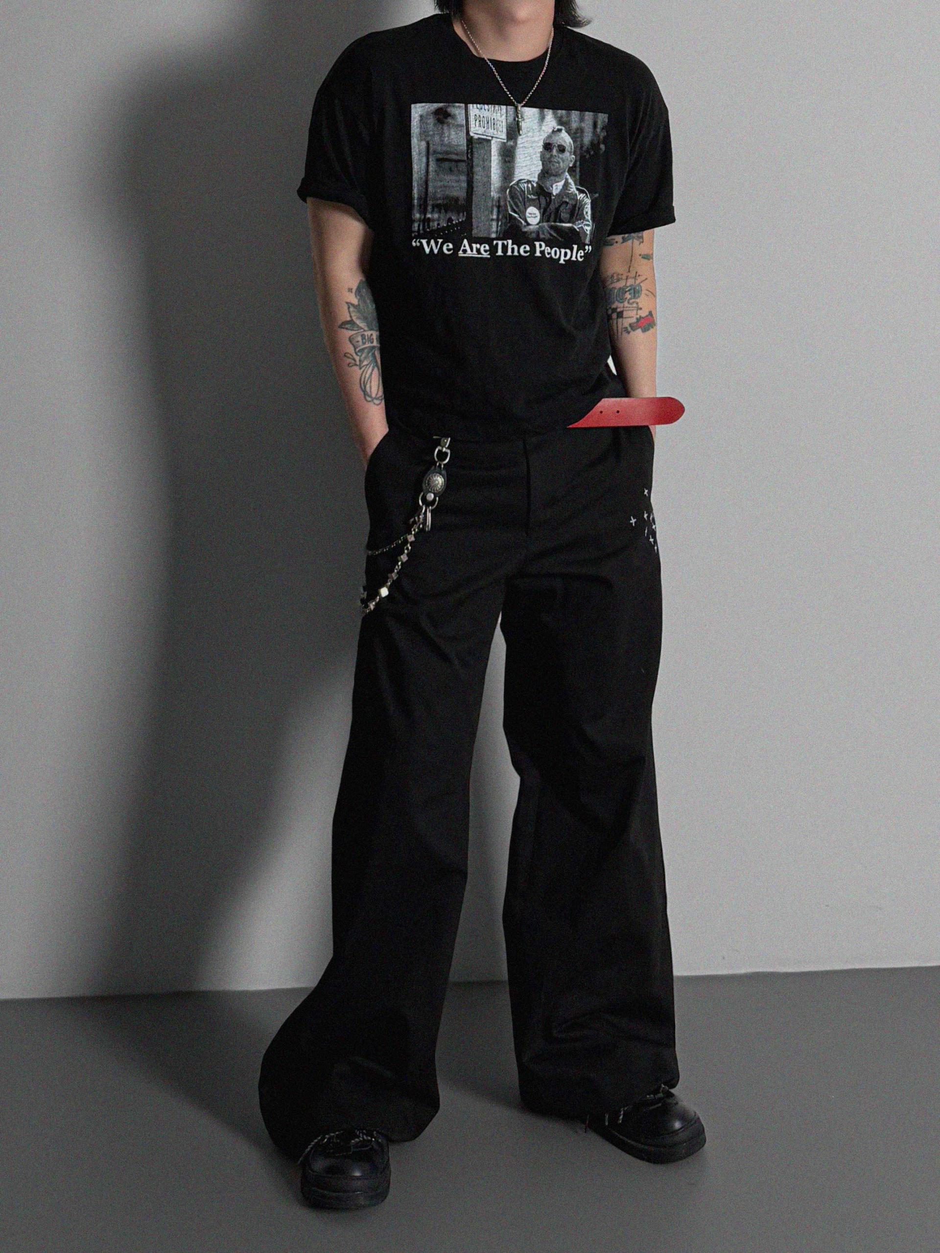 Vintage taxi slap crop half t