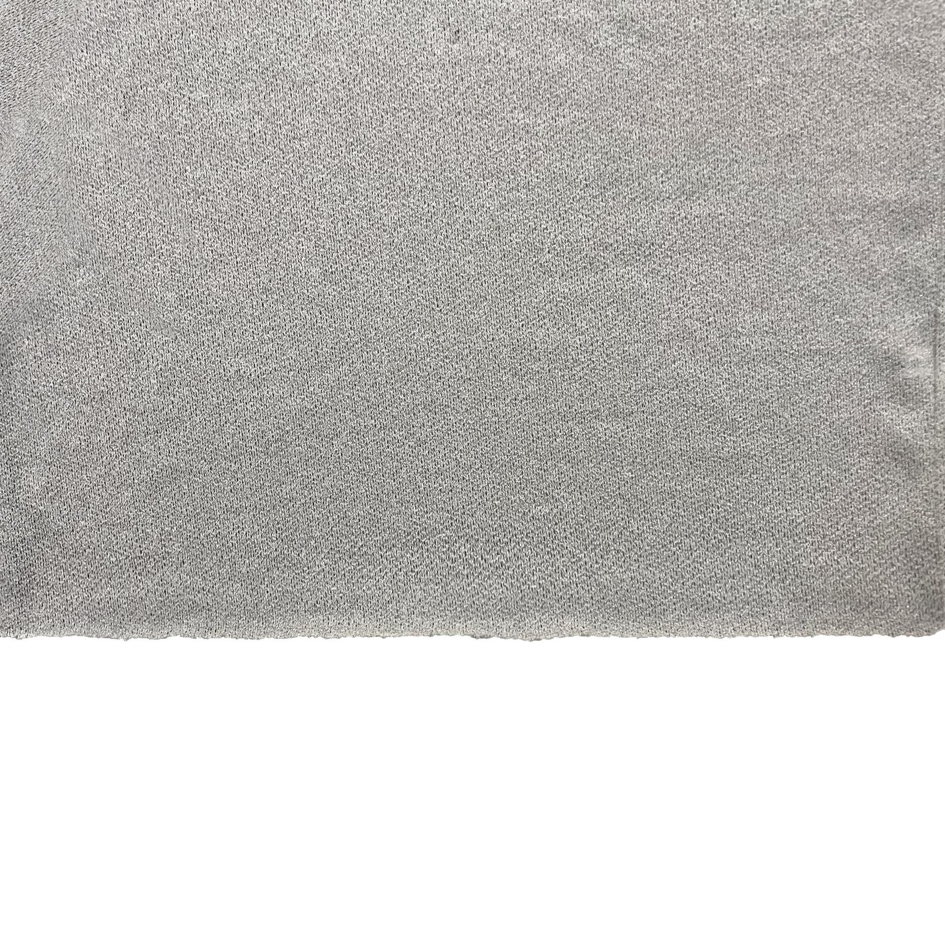 Linen v neck cut out knit