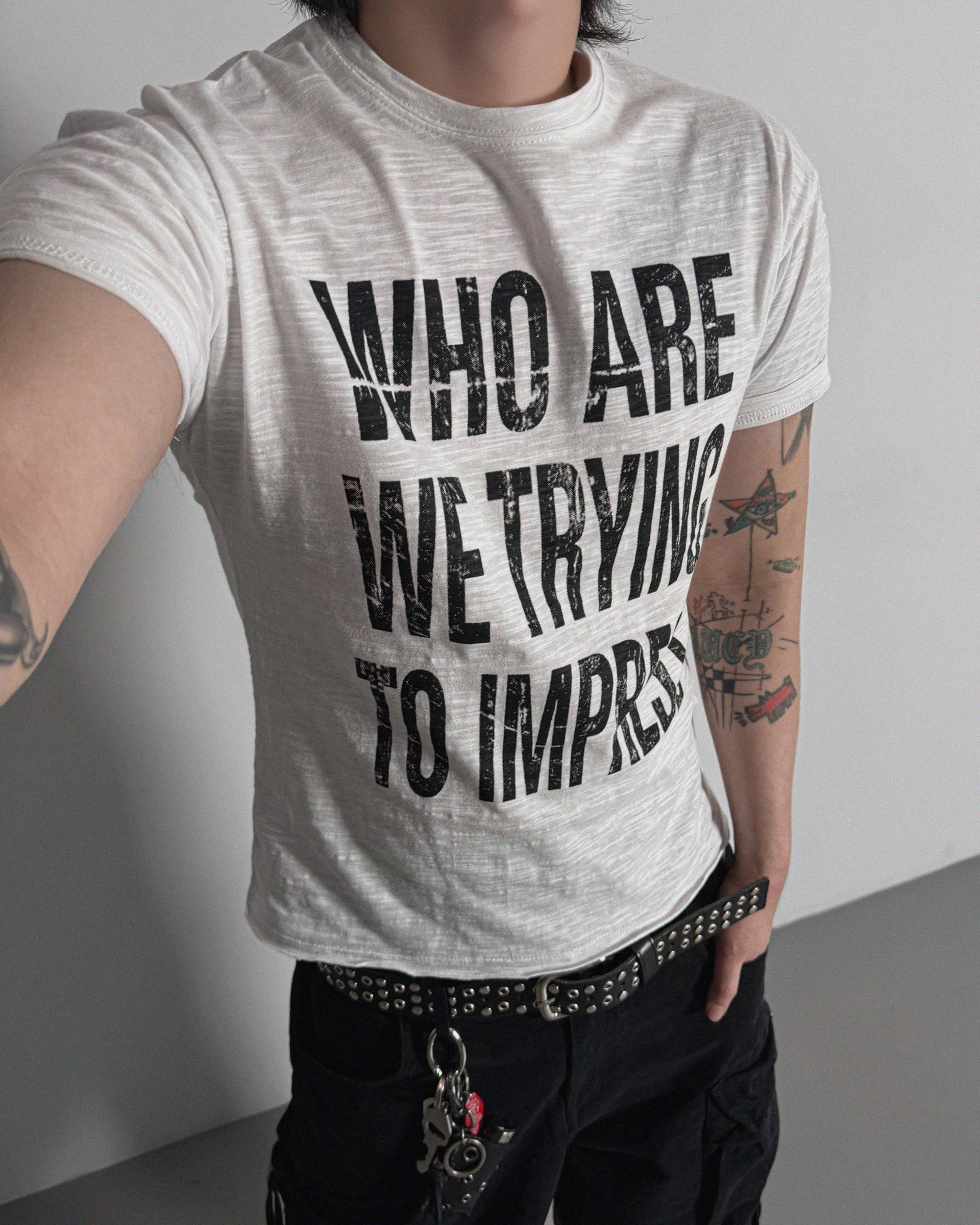 Impress slap muscle half t