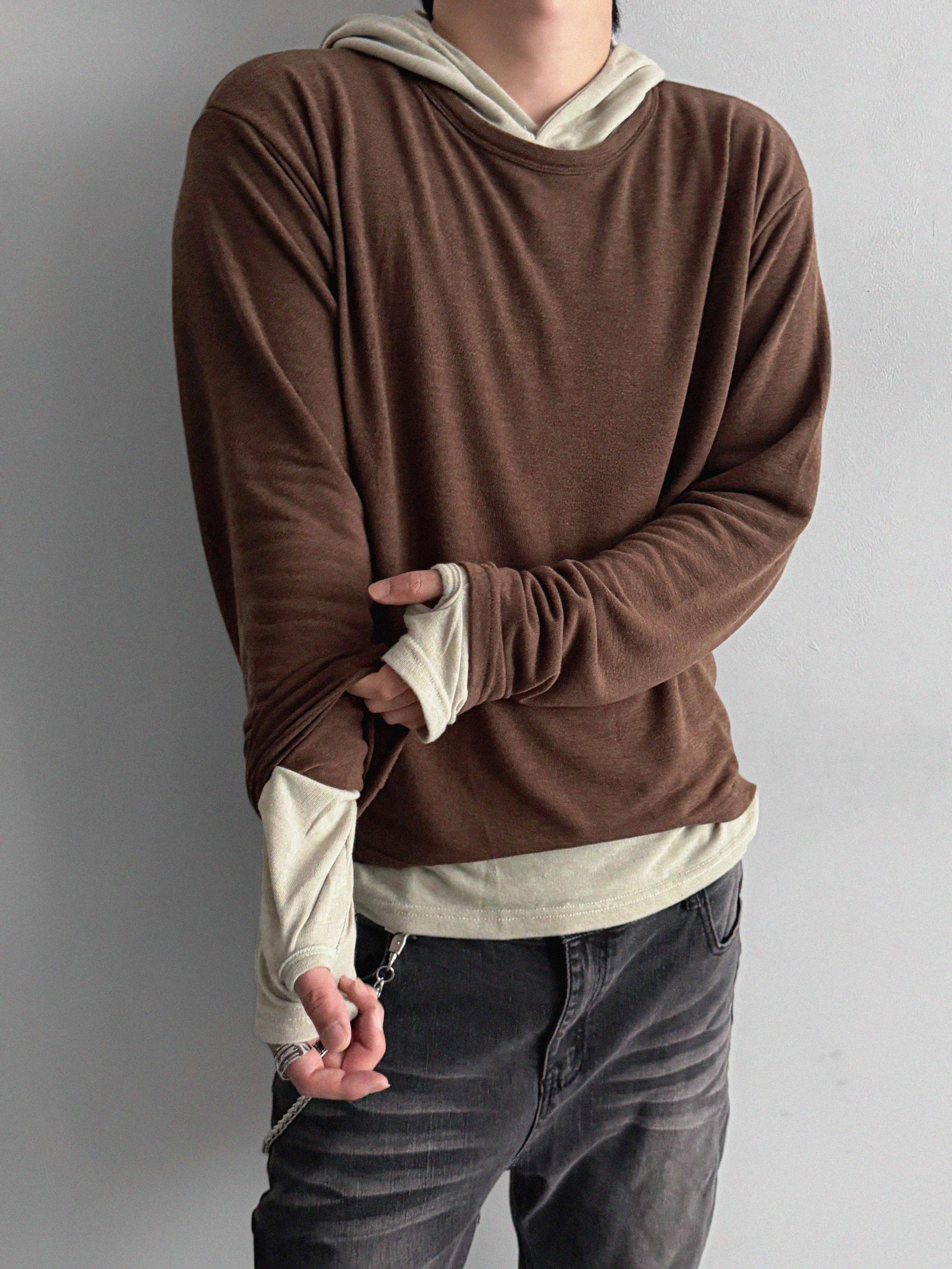 Index layered warmer hood t