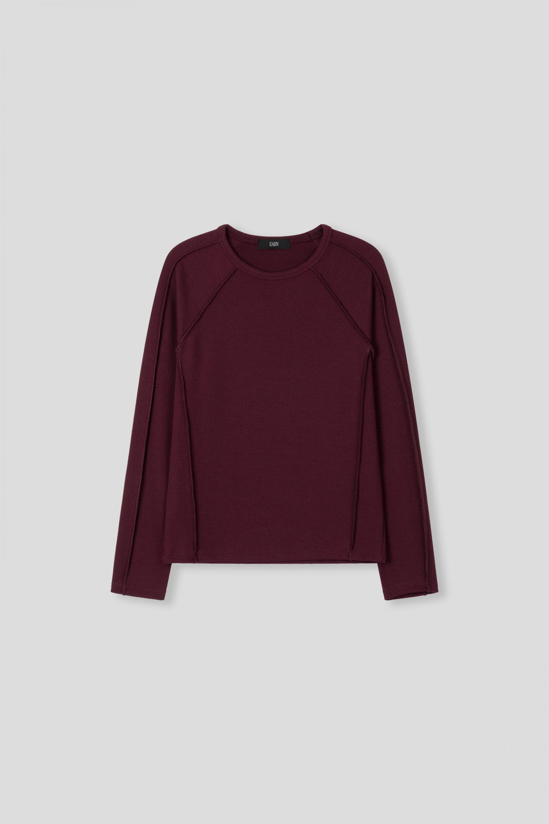 Outside Incision ribbed slim t