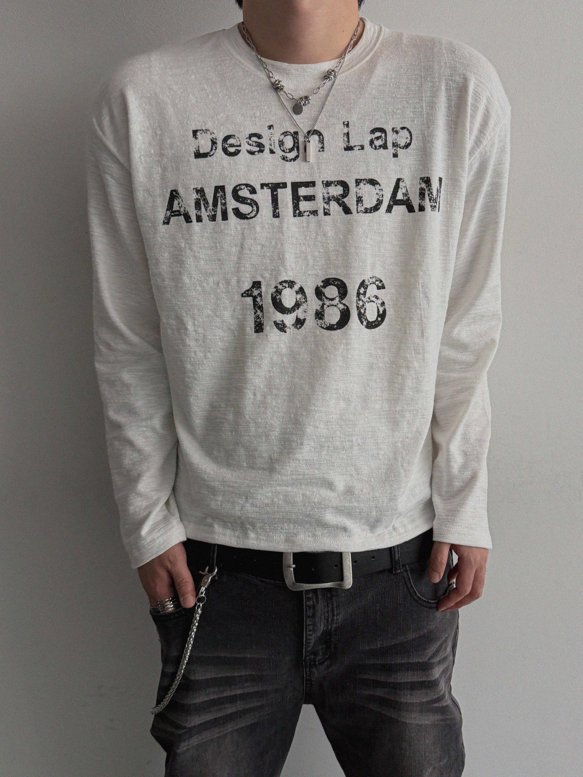 Lap slub crop t