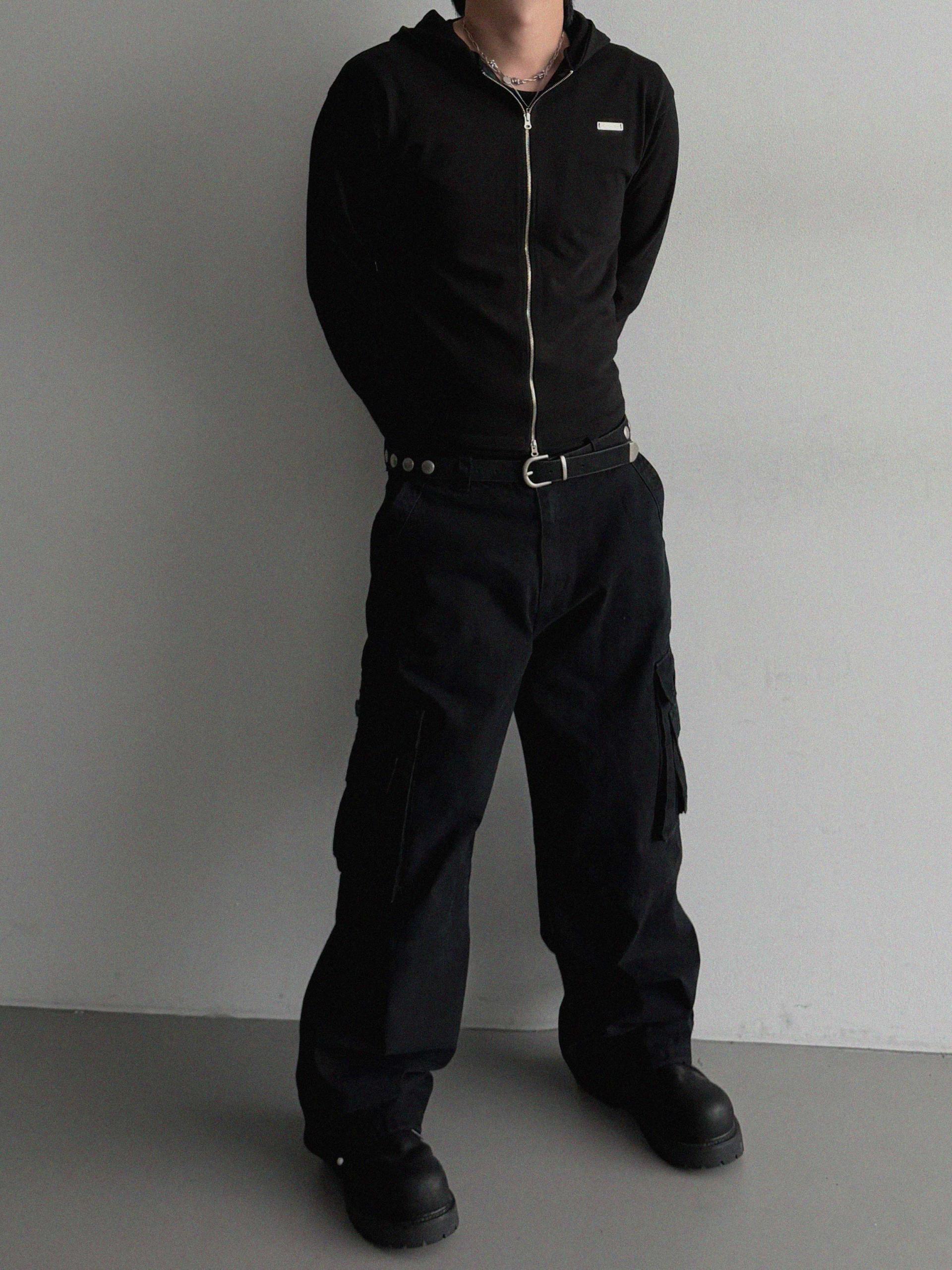 Aether pendant slim hood zip-up