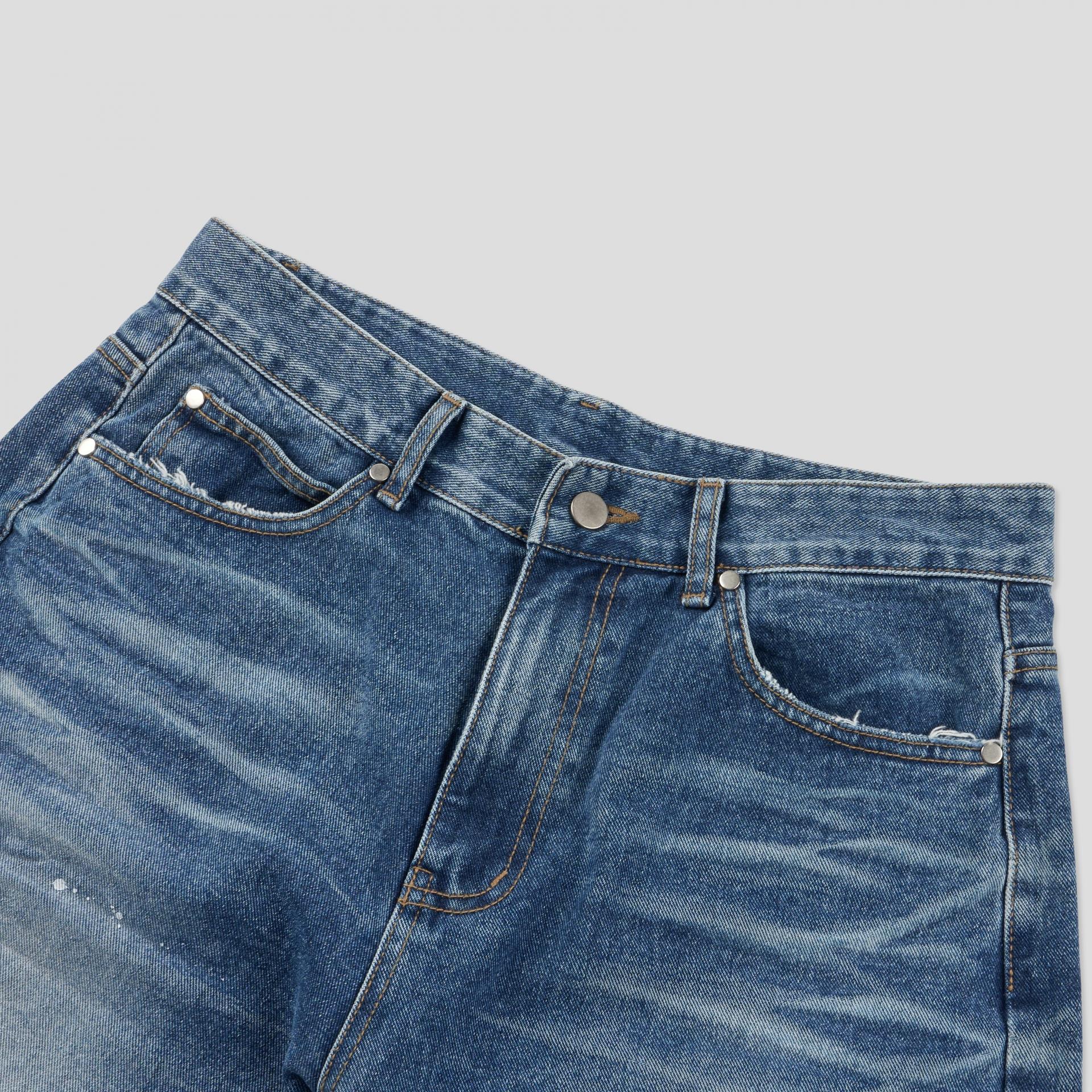 Ver-embo vintage denim pants