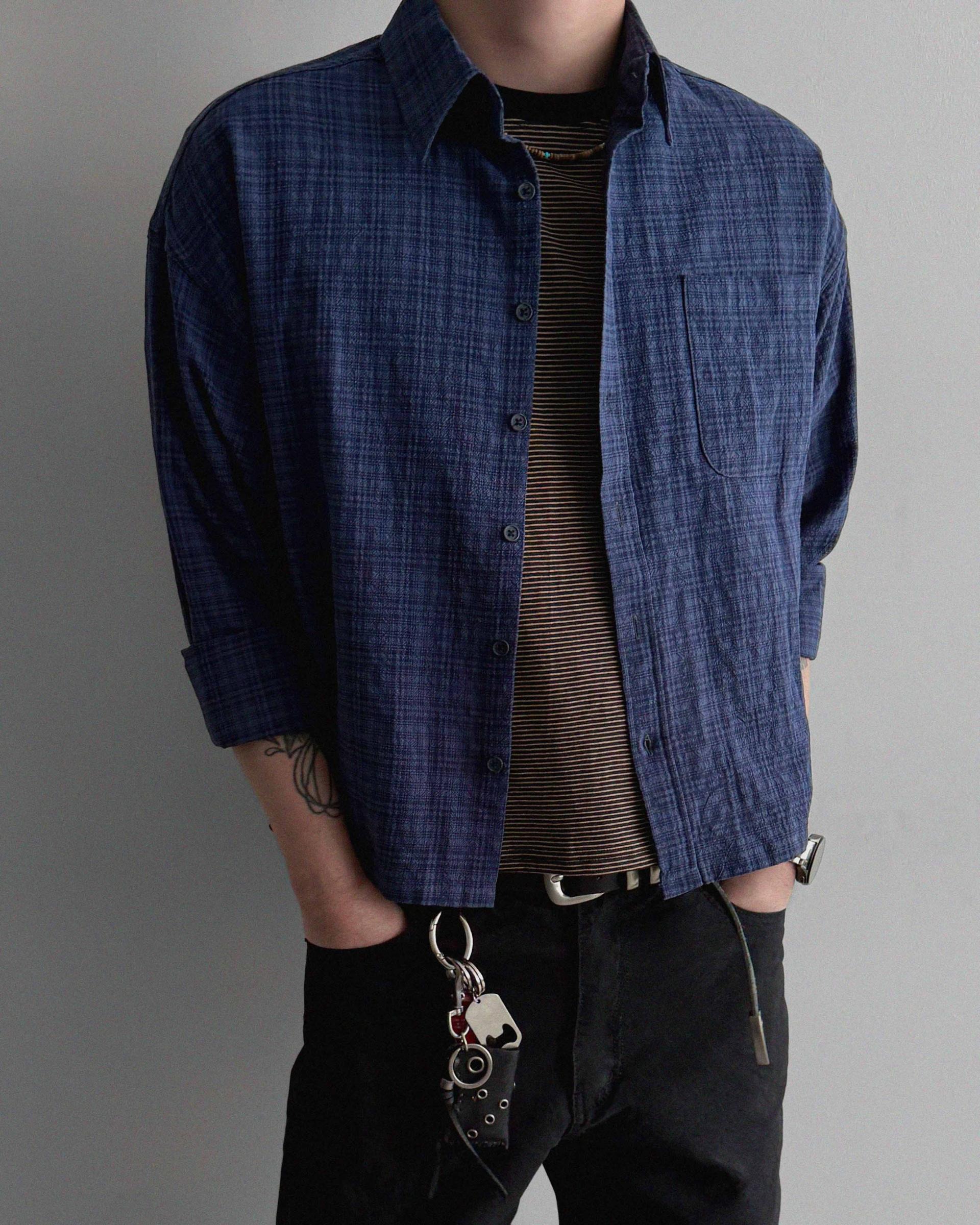 Paul crop check shirt