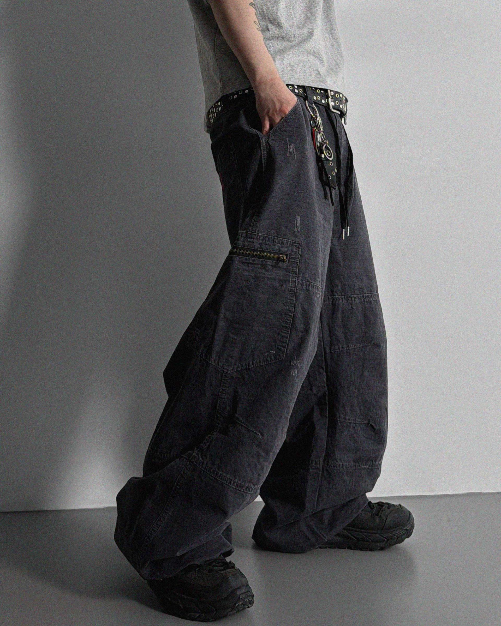 Vintage wide work pants